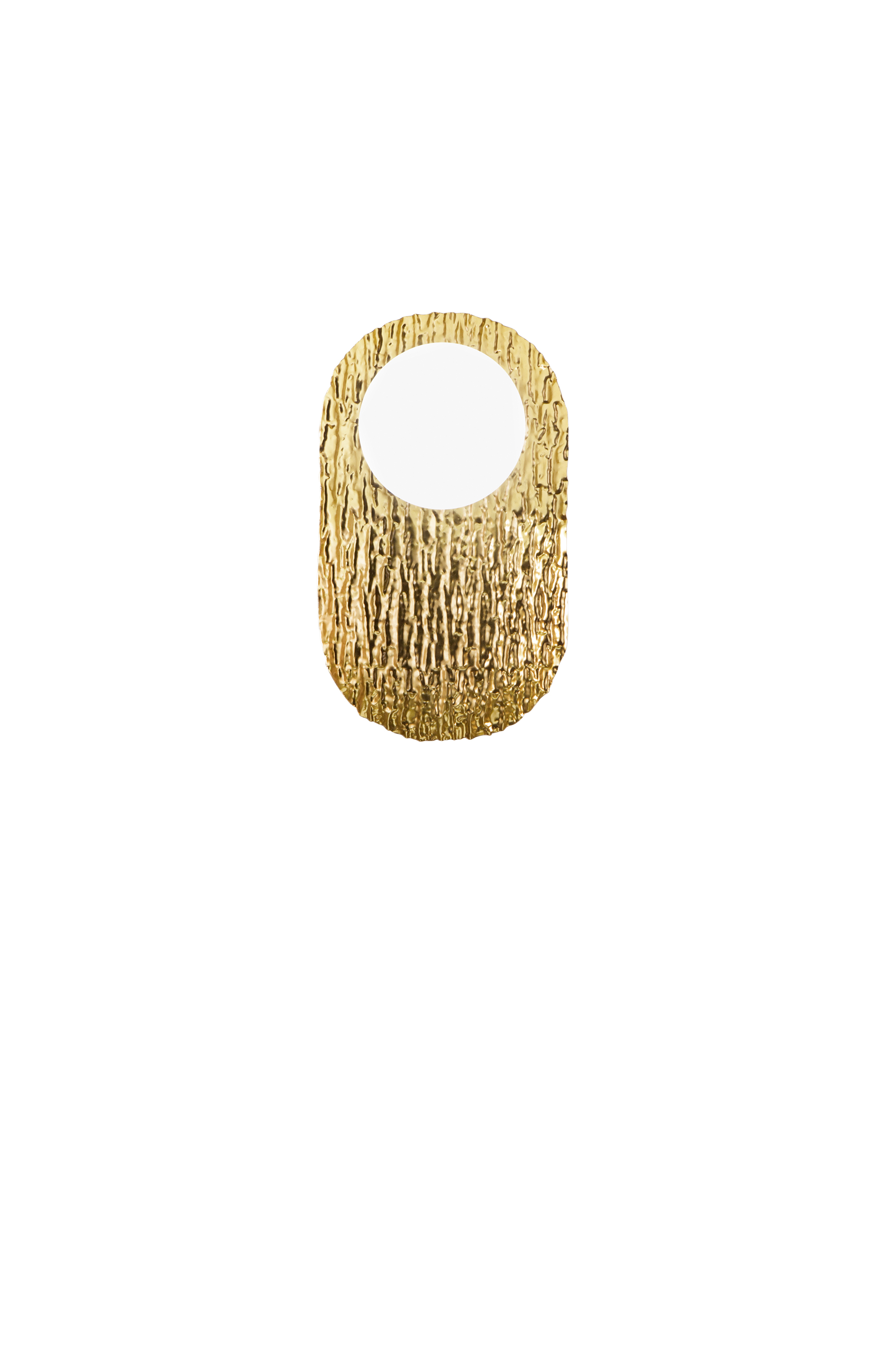 HOCKEY LED wall light in gold metal - Luce Ambiente e Design