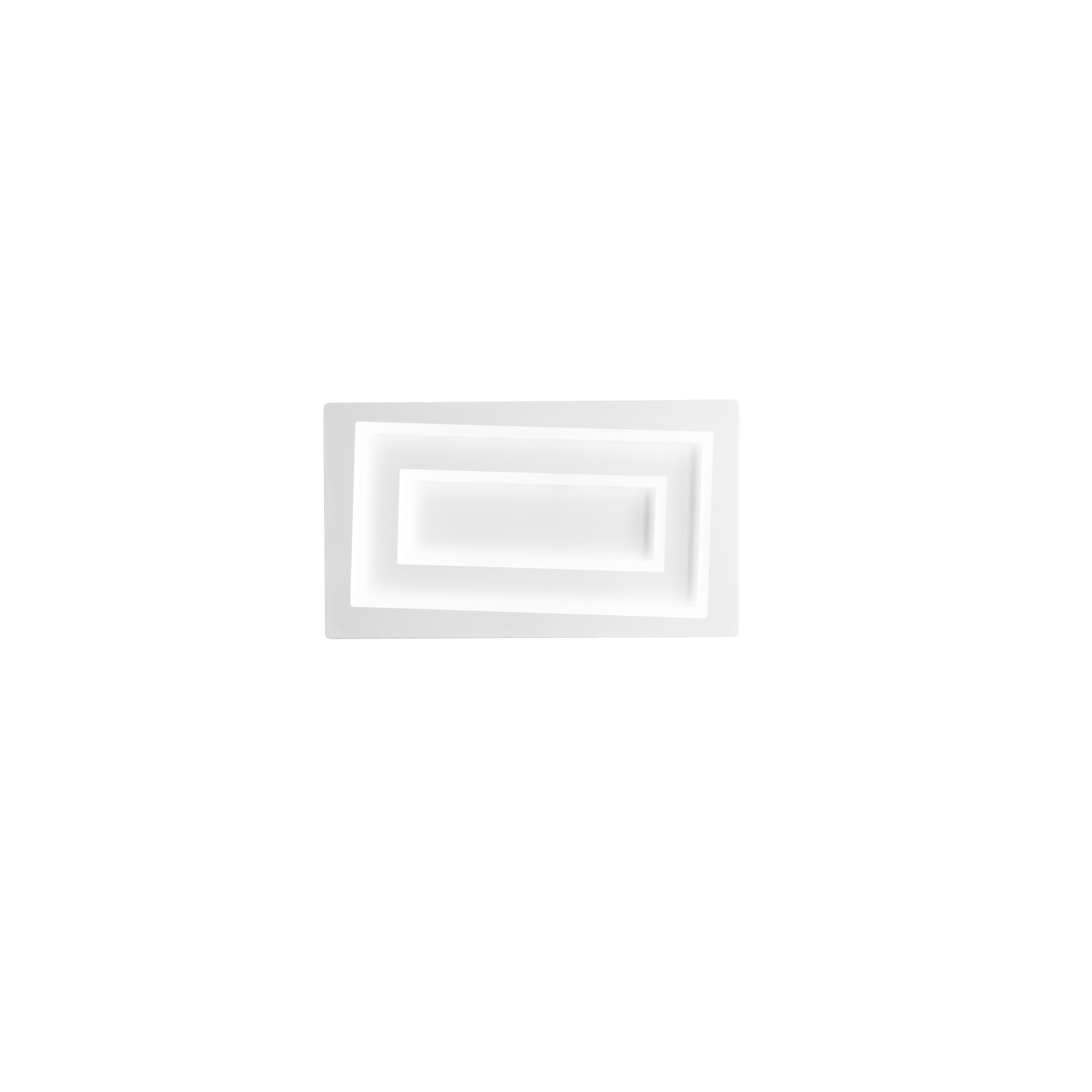 LED HYPNOTIC wall light in white aluminium with acrylic diffuser, CCT, h20x35 cm - Luce Ambiente e Design