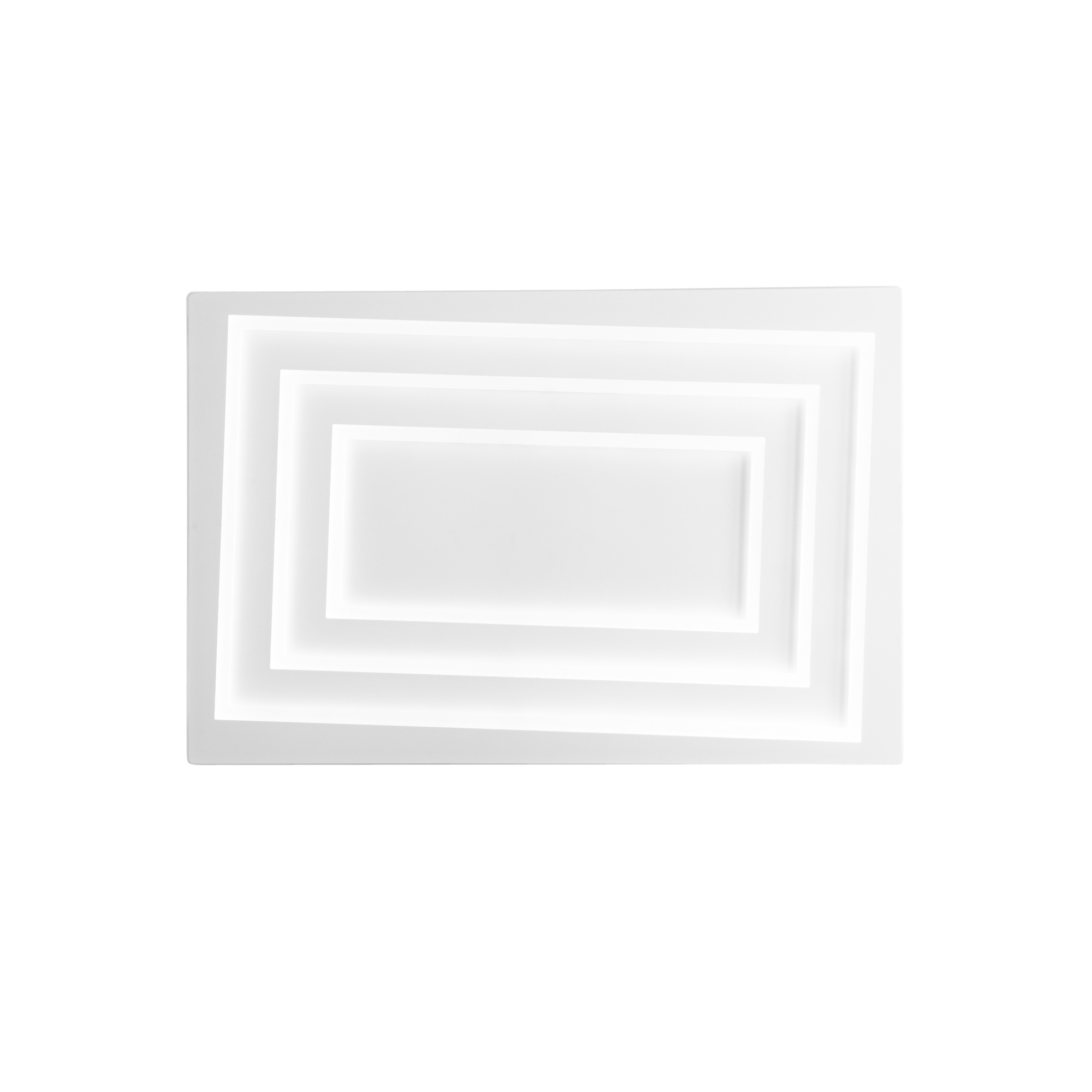 HYPNOTIC LED ceiling light in white aluminium, CCT, h 40 x 60 cm - Luce Ambiente e Design