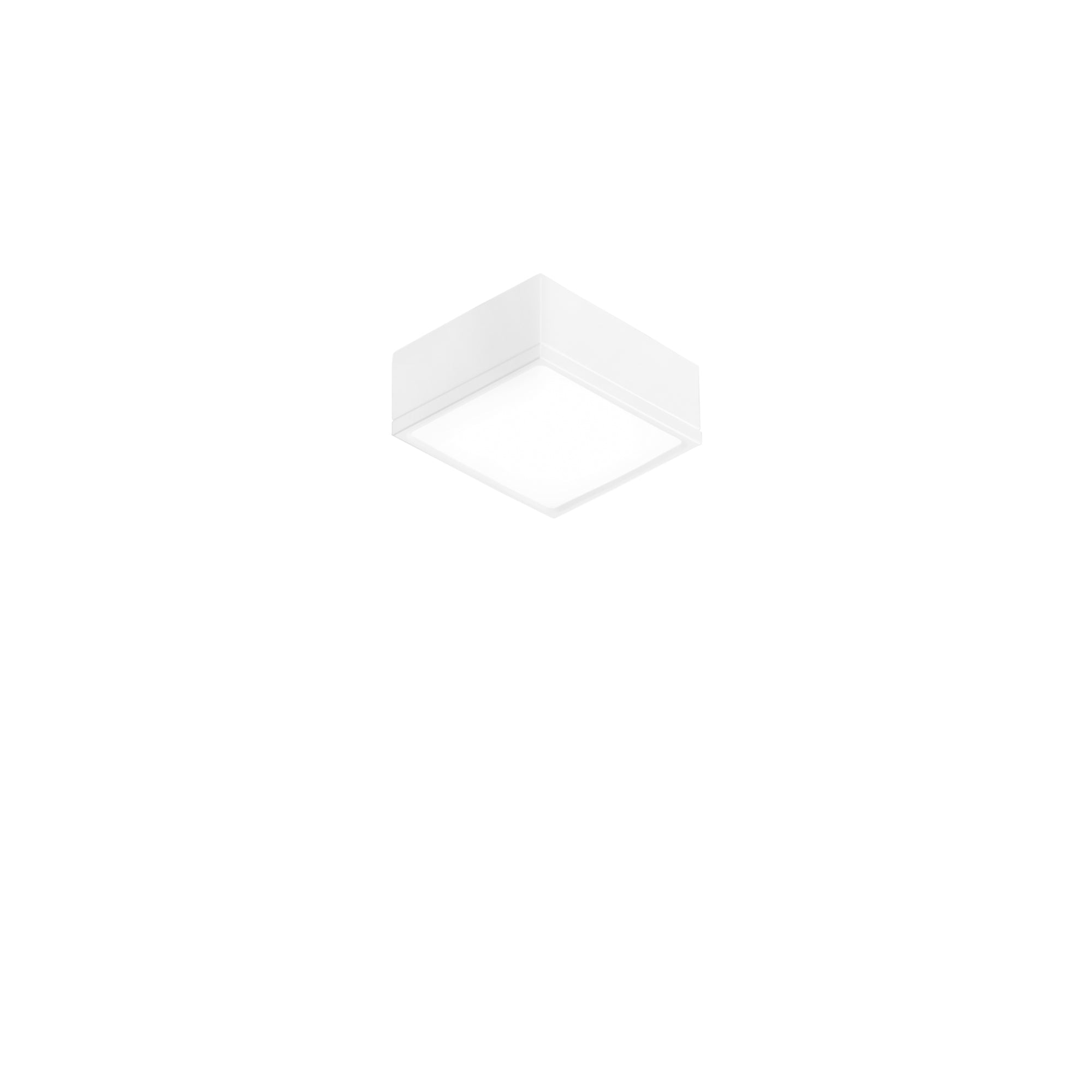 KLIO square white LED ceiling light 16W, CCT, 11.2 cm - Intec