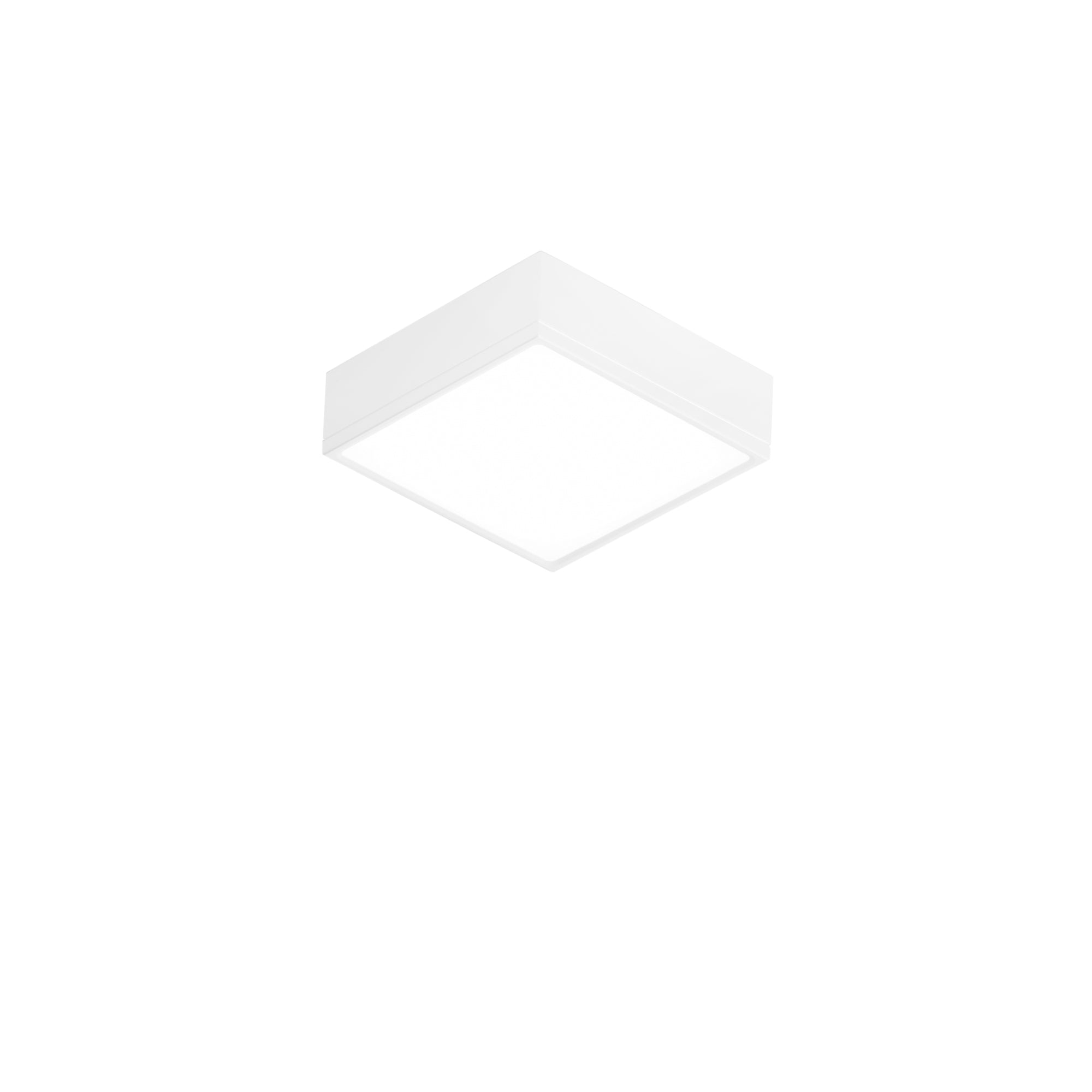 KLIO square white LED ceiling light 22W, 4000K, 16.7 cm - Intec