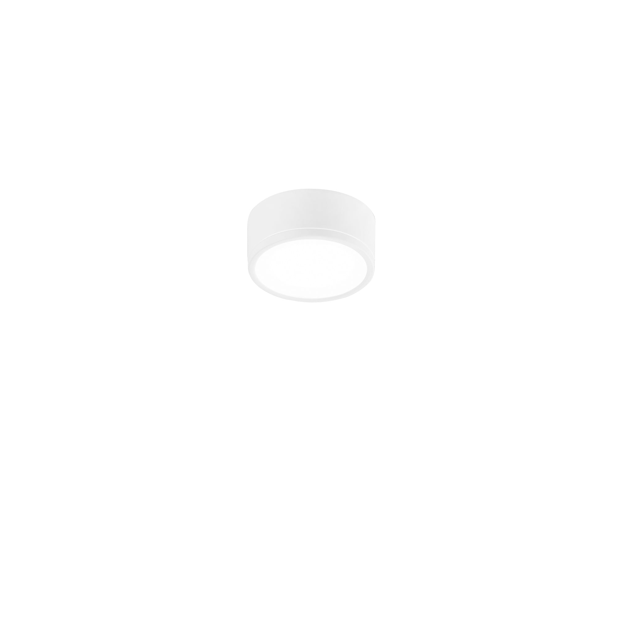 KLIO round white LED ceiling light 16W, CCT, Ø 11.4 cm - Intec