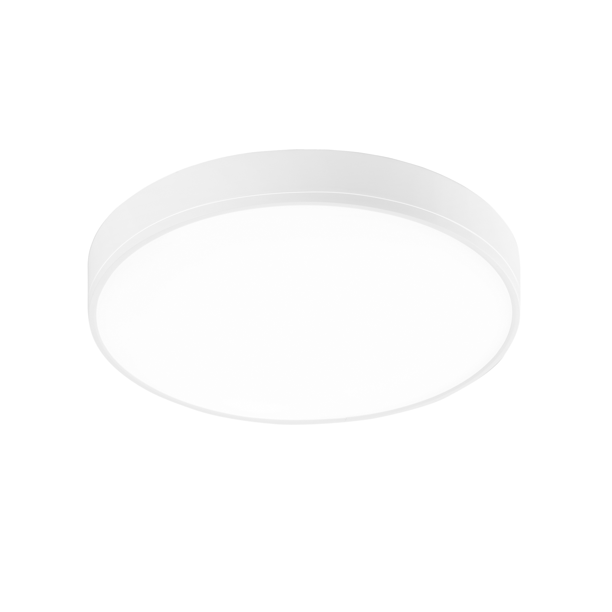 KLIO round white LED ceiling light 64.8W, 3000K, Ø 40 cm - Intec