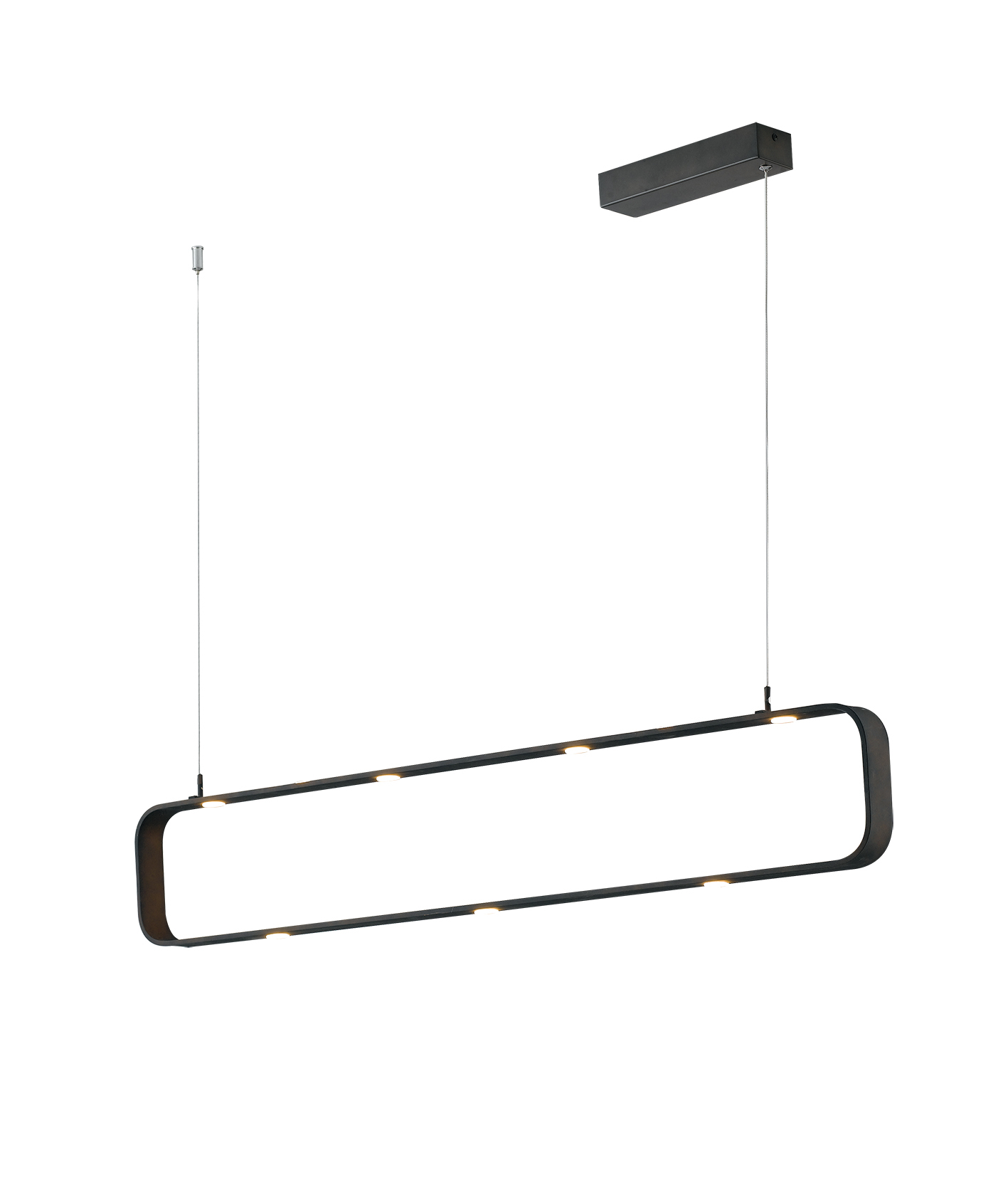 MOKA pendant in brown aluminium dimmable 4000K - Luce Ambiente e Design