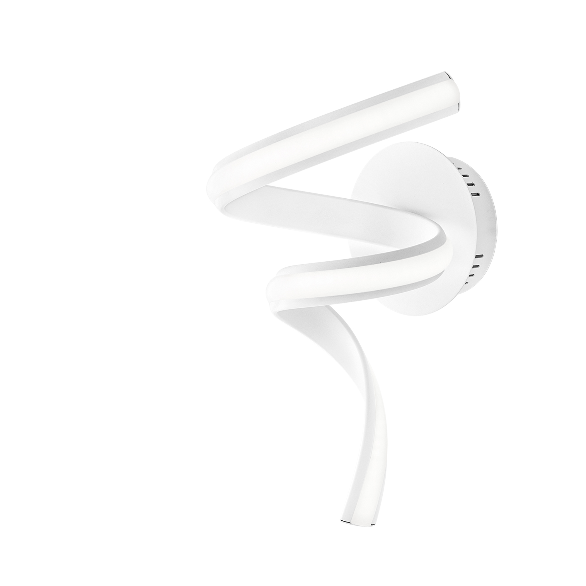 LED MYSTRAL wall light in white aluminium, silicone diffuser, CCT - Luce Ambiente e Design