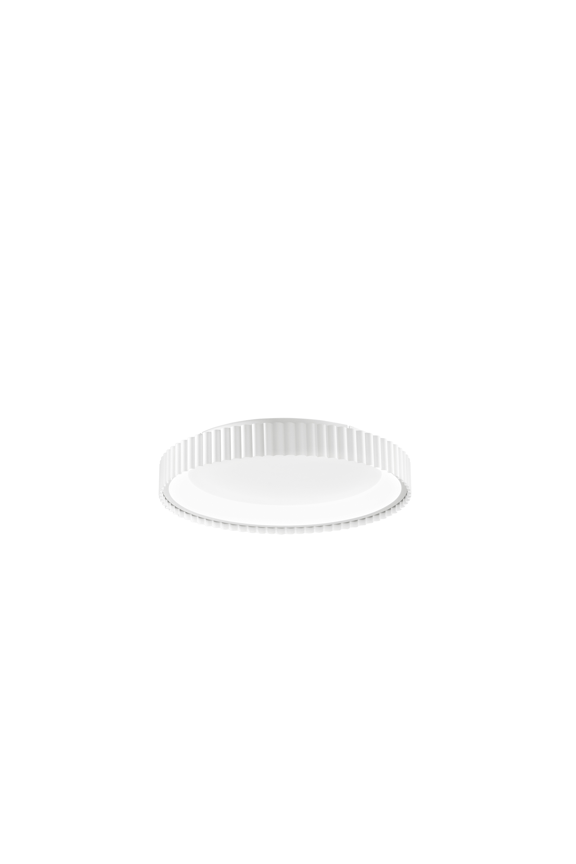 NIKE white LED ceiling light in metal, CCT, Ø 39 cm - Luce Ambiente e Design