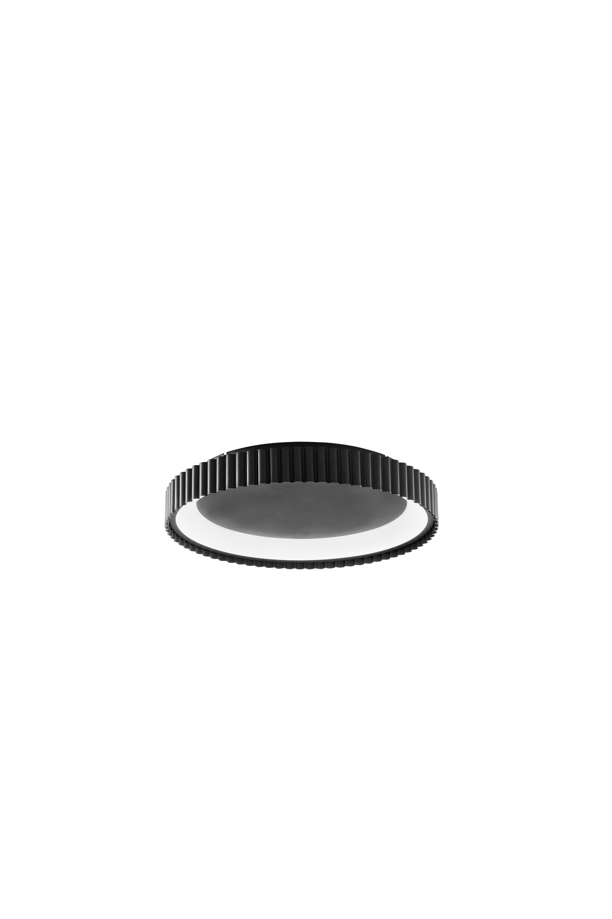 NIKE black LED ceiling light in metal, CCT, Ø 39 cm - Luce Ambiente e Design
