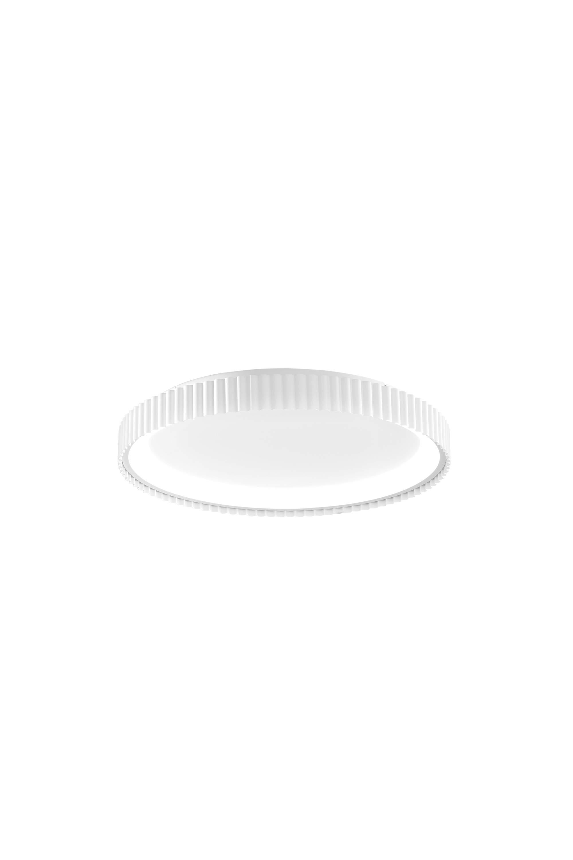 NIKE white LED ceiling light in metal, CCT, Ø 49 cm - Luce Ambiente e Design