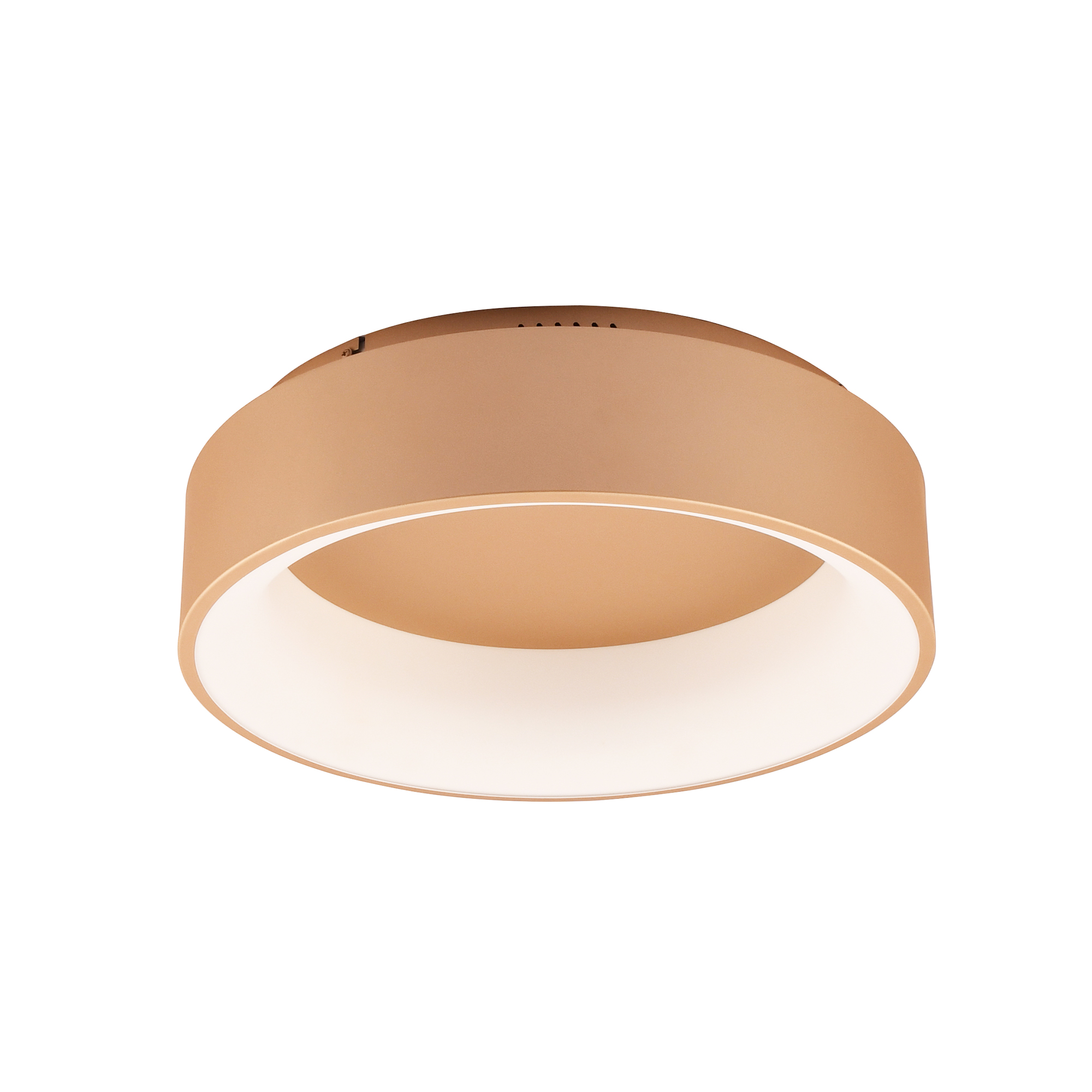 NOAH gold LED ceiling light in aluminium, CCT Ø 45 cm - Luce Ambiente e Design