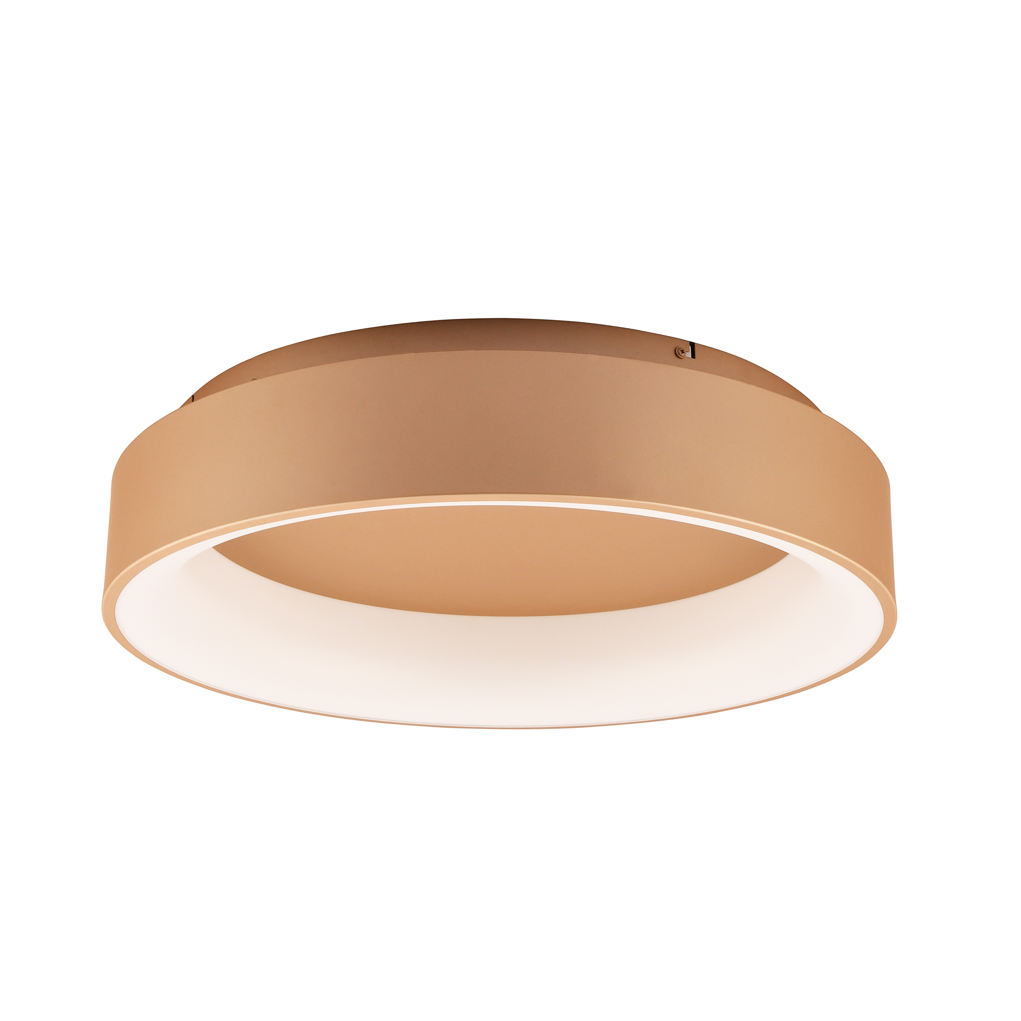 NOAH gold LED ceiling light in aluminium, CCT Ø 60 cm - Luce Ambiente e Design