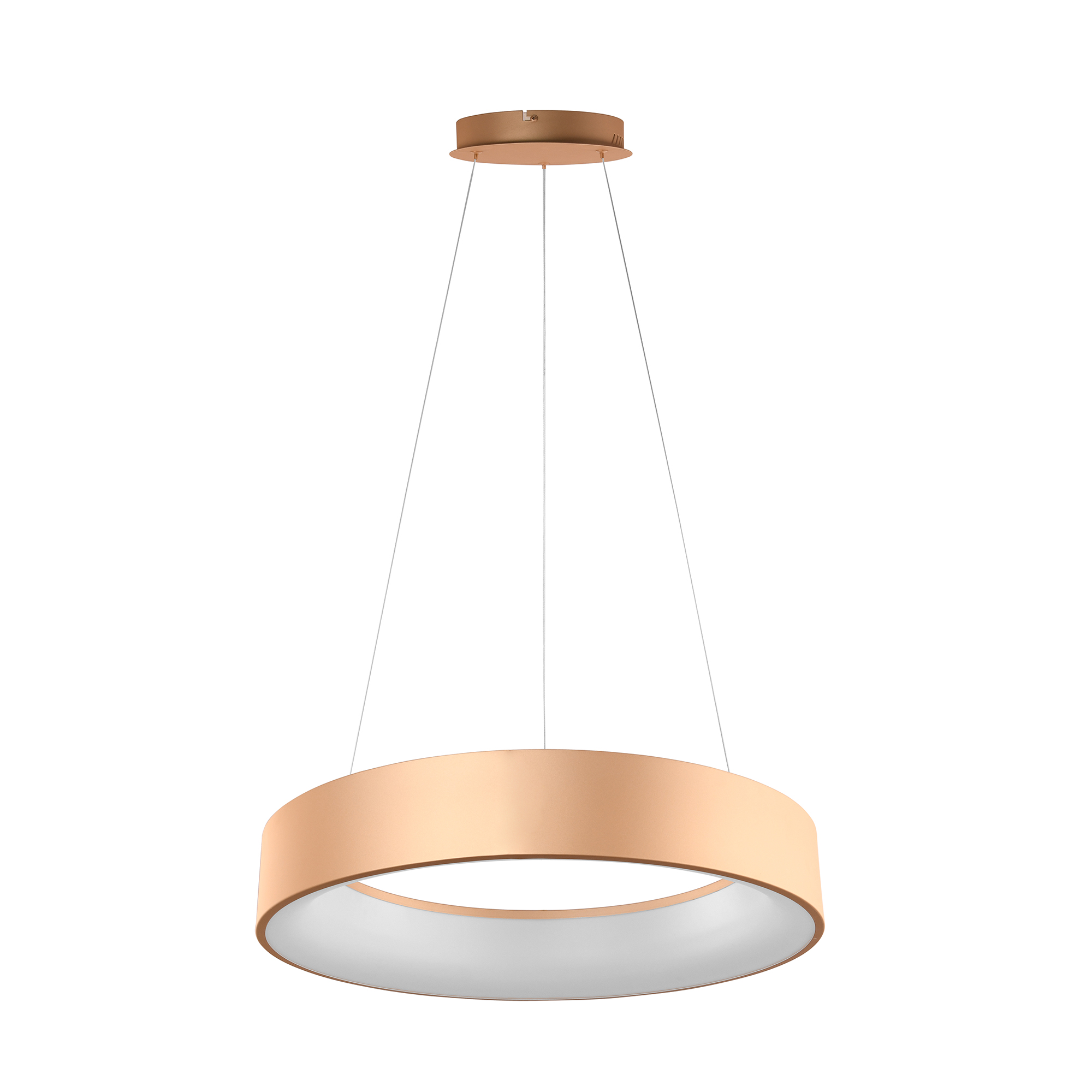 LED NOAH pendant in gold aluminium Ø60 cm, CCT - Luce Ambiente e Design