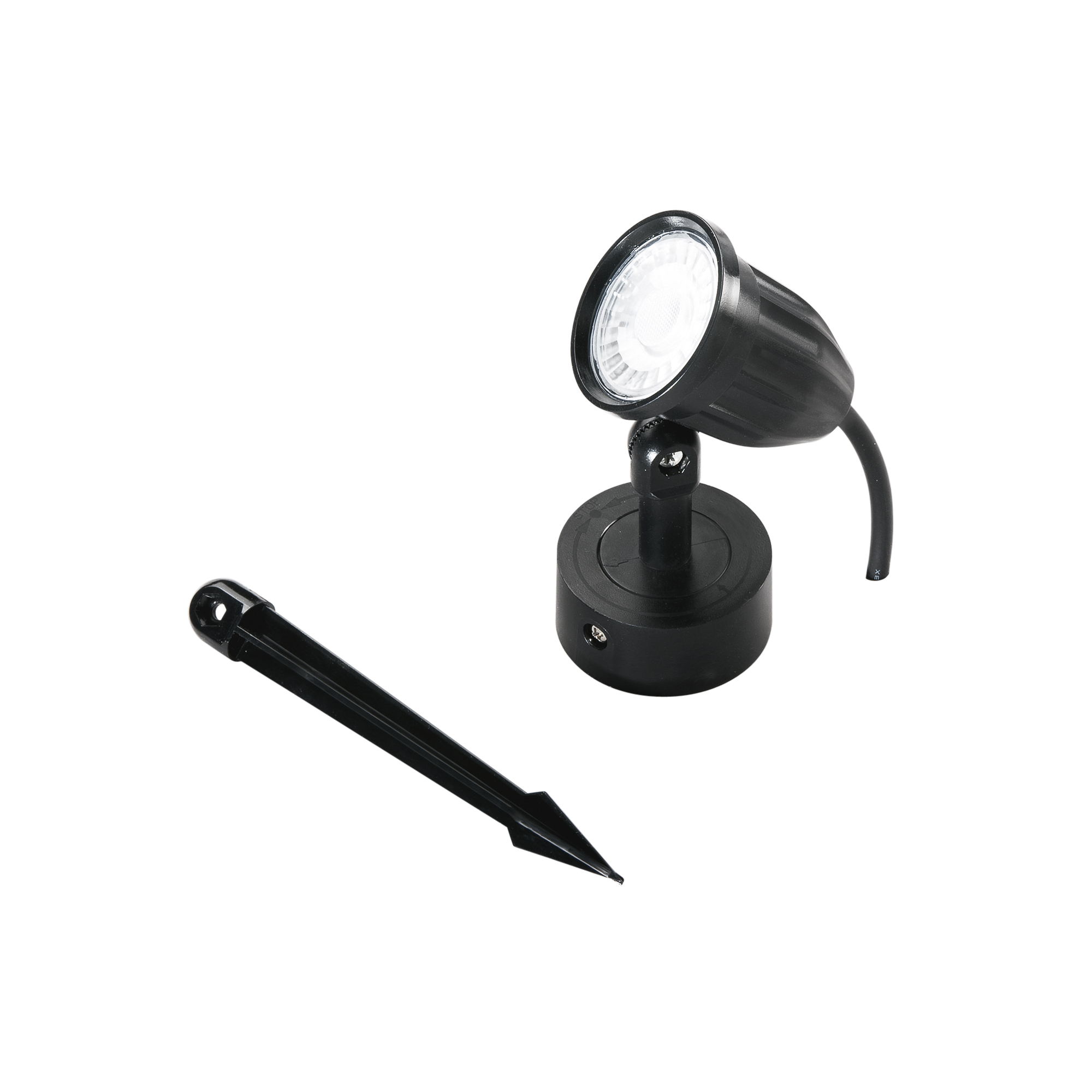 PEG LED projector with black spike 4000K - Intec