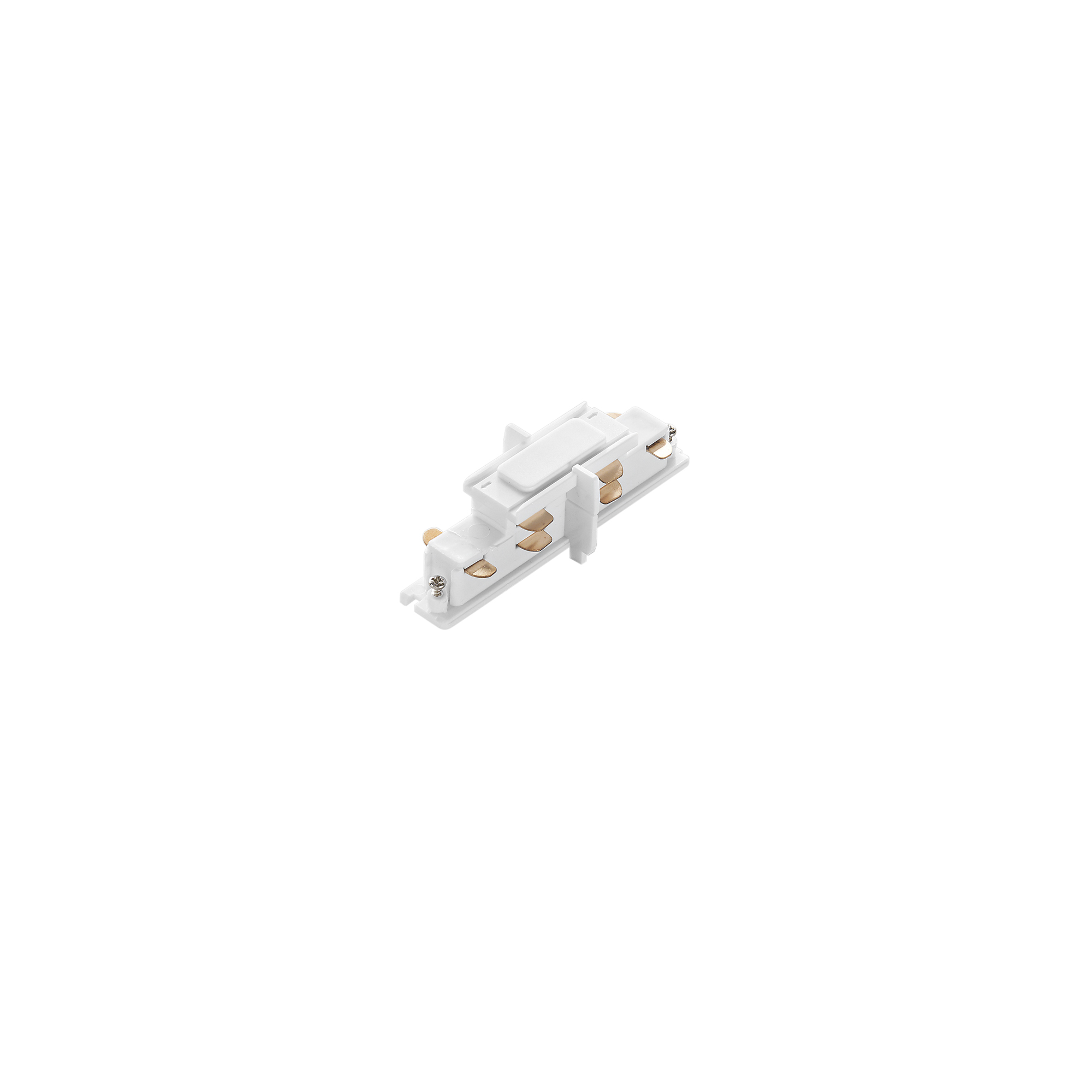 Recessed linear connector for white 6-wire RAIL DALI track - Intec