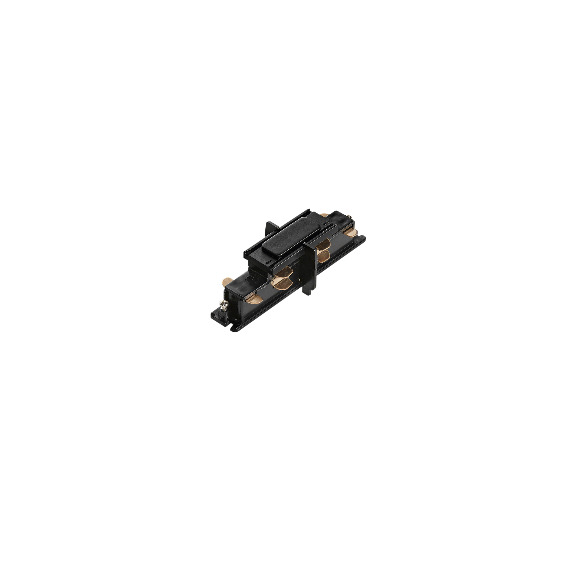 Recessed linear connector for black 6-wire RAIL DALI track - Intec
