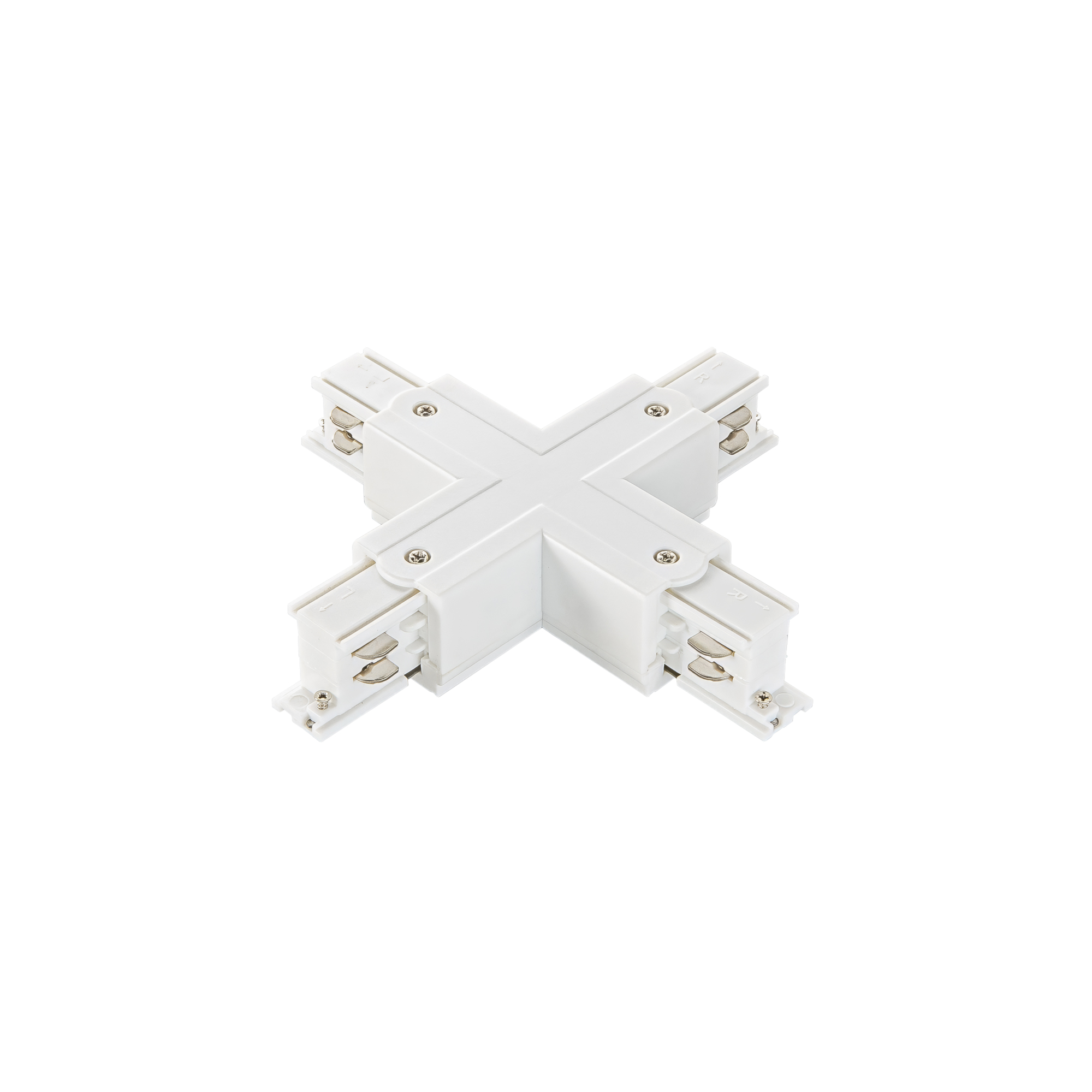 Cross connector for white RAIL track - Intec