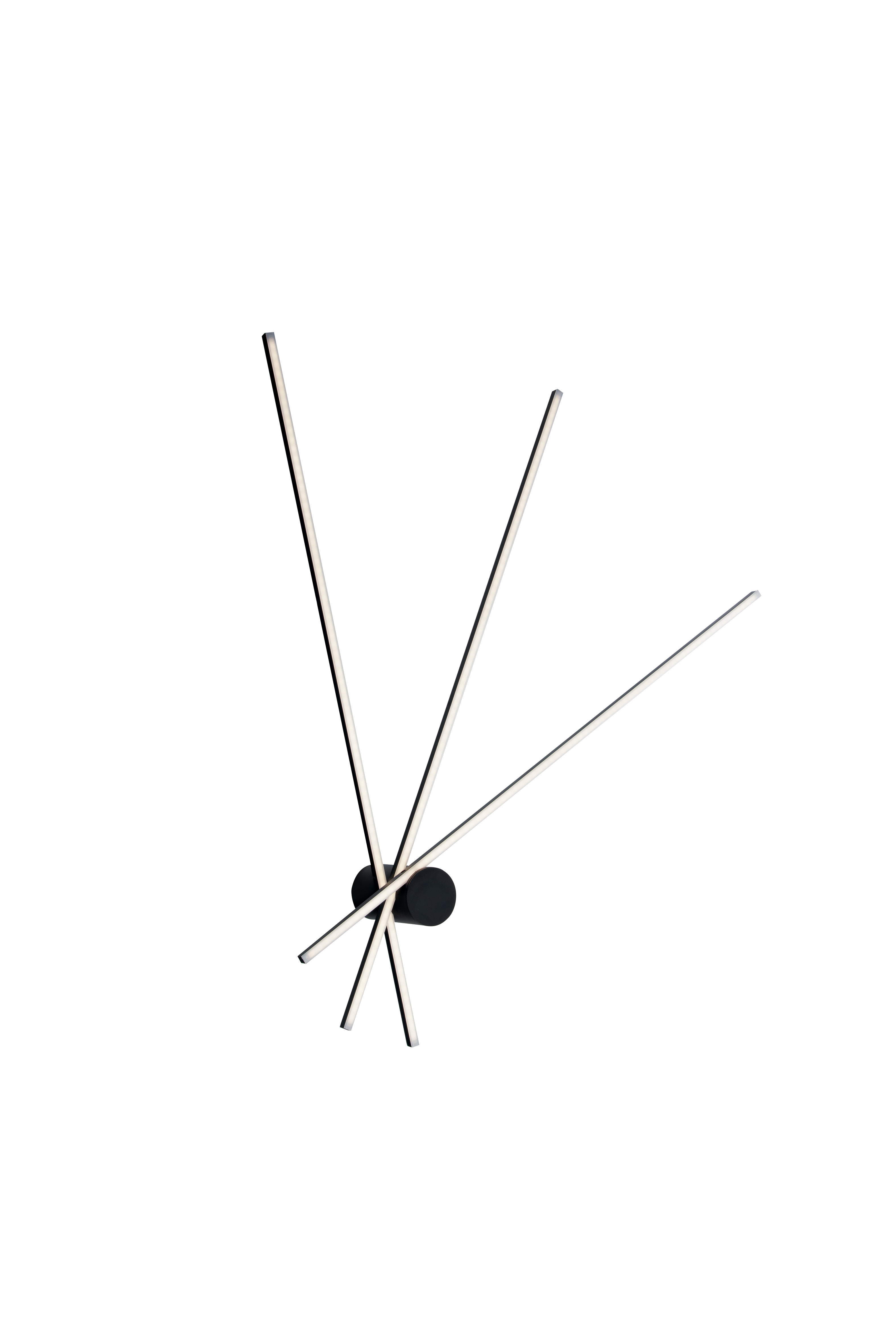 SHANGHAI LED ceiling light with 3 light points in black aluminium, 4000K (natural light) - Luce Ambiente e Design
