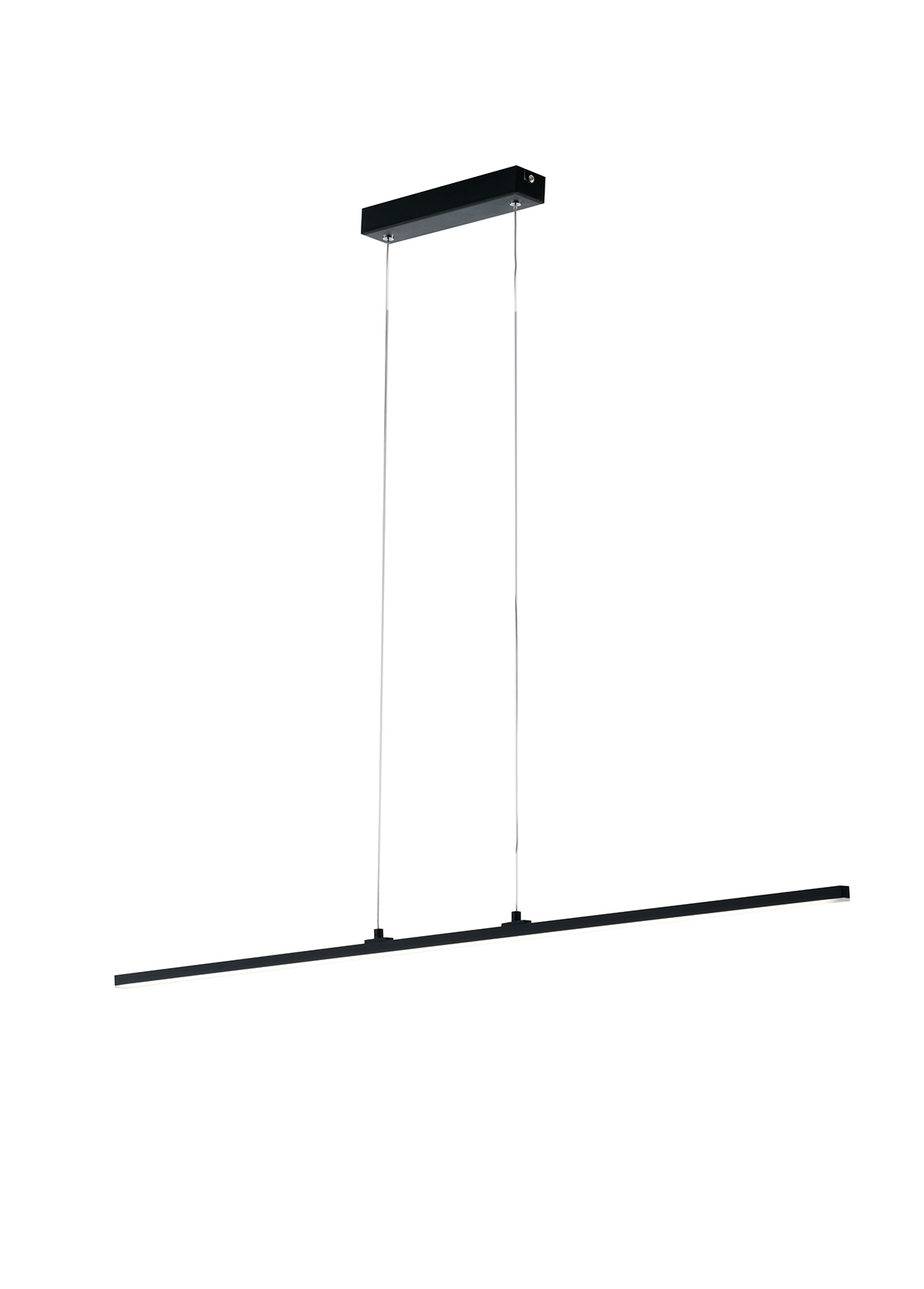 SHANGHAI pendant in black aluminium 4000K 1 light - Luce Ambiente e Design