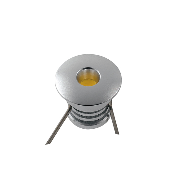 STARLIGHT recessed spotlight white or silver in aluminum blue light - Intec