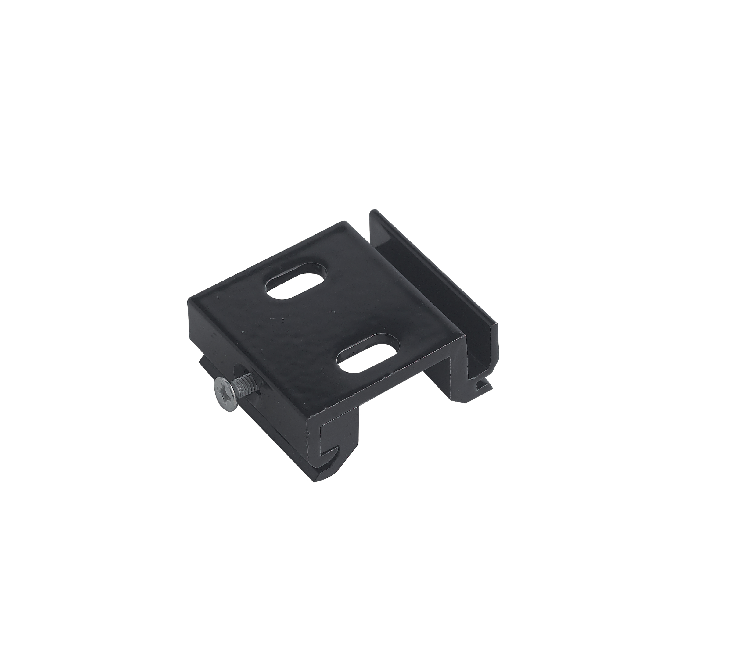 Kit 2 black bases for three-phase TRACK - Intec