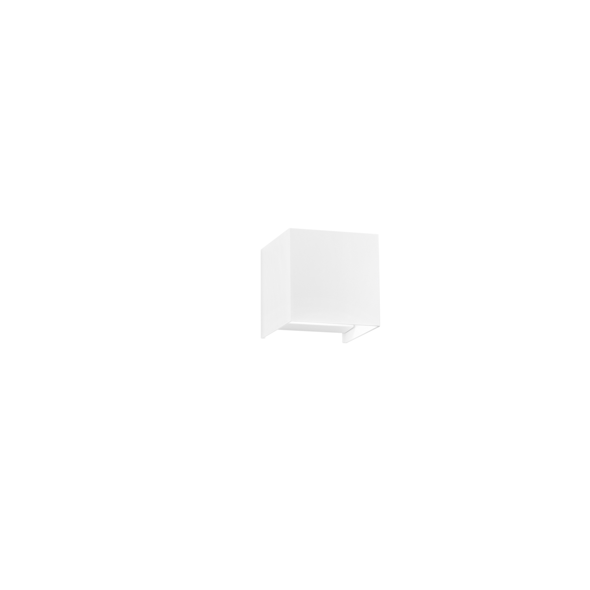 ALFA 10 outdoor LED wall light in white aluminum 2x5W CCT IP54 - Intec