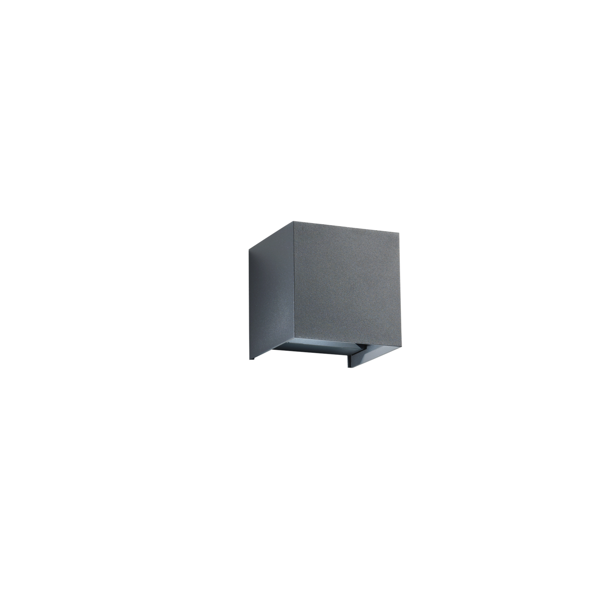 ALFA 20 outdoor LED wall light in anthracite aluminum 2x10W with CCT IP54 - Intec