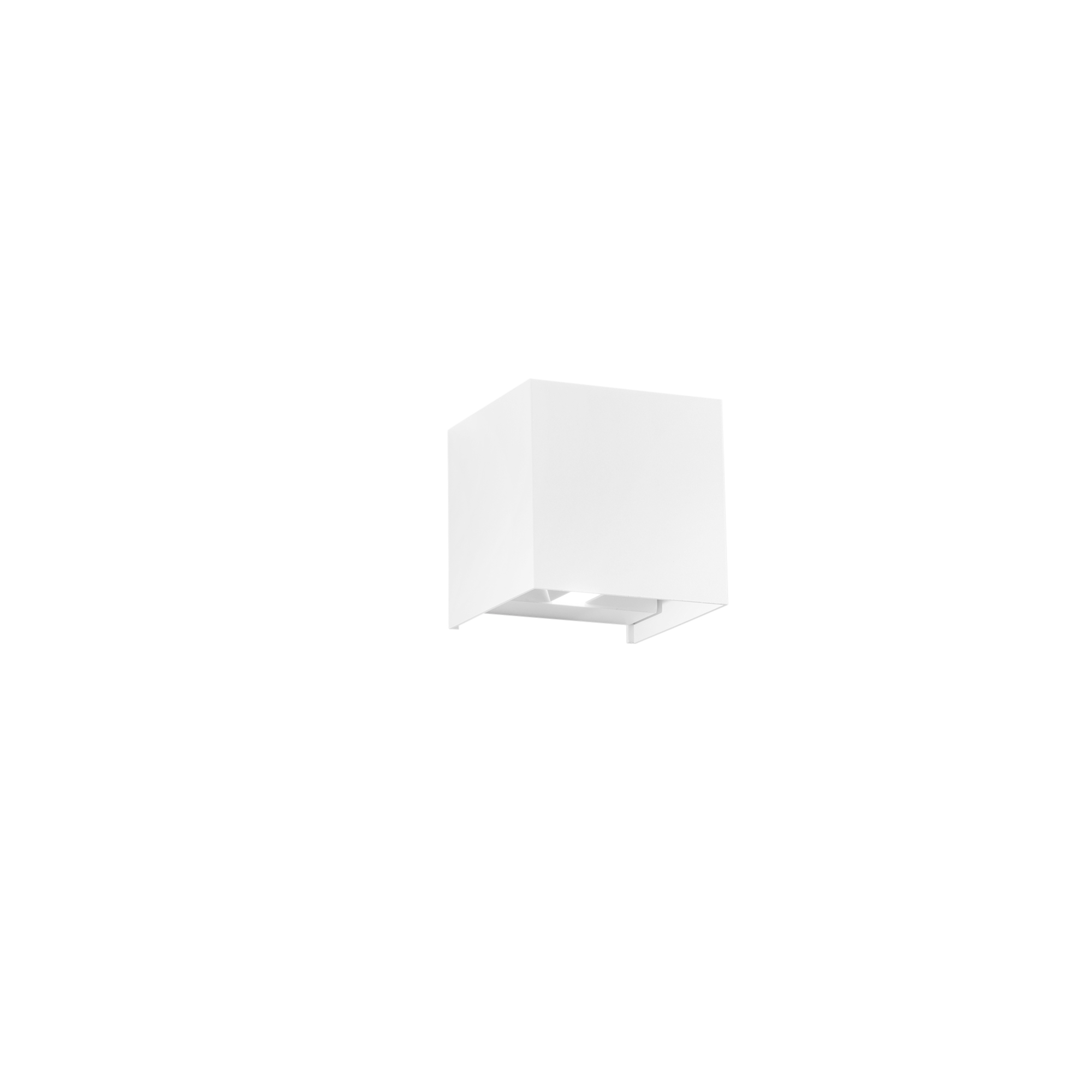 ALFA 20 outdoor LED wall light in white aluminum 2x10W with CCT IP54 - Intec