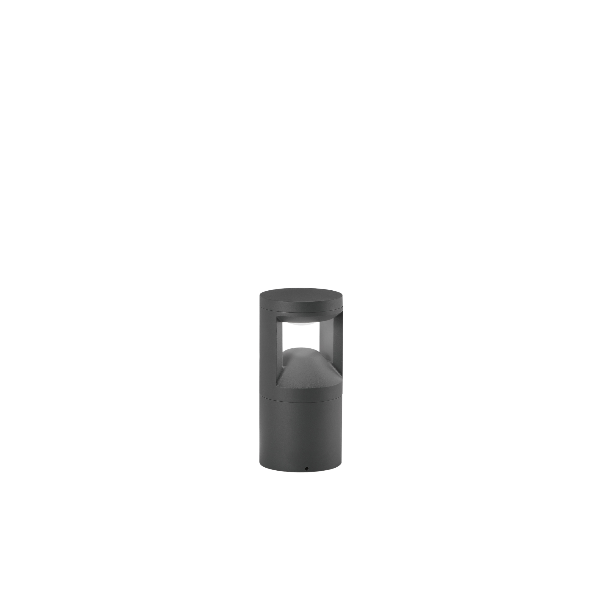 WAMI LED bollard in anthracite aluminum 12W 3000K/4000K 25 cm - Intec