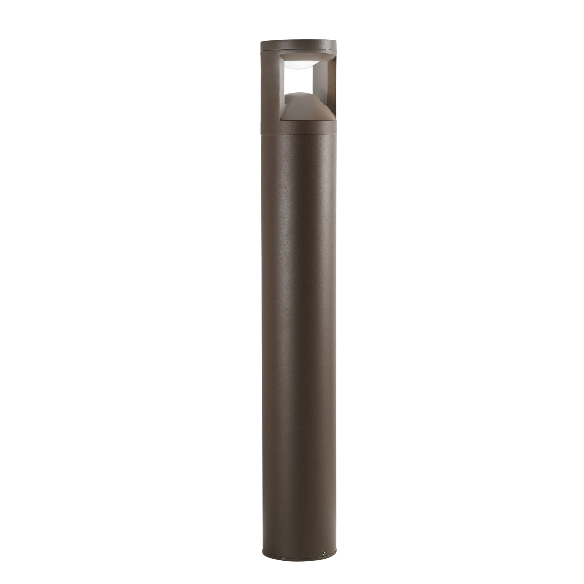 WAMI LED bollard in bronze aluminum 12W 3000K/4000K 80 cm - Intec