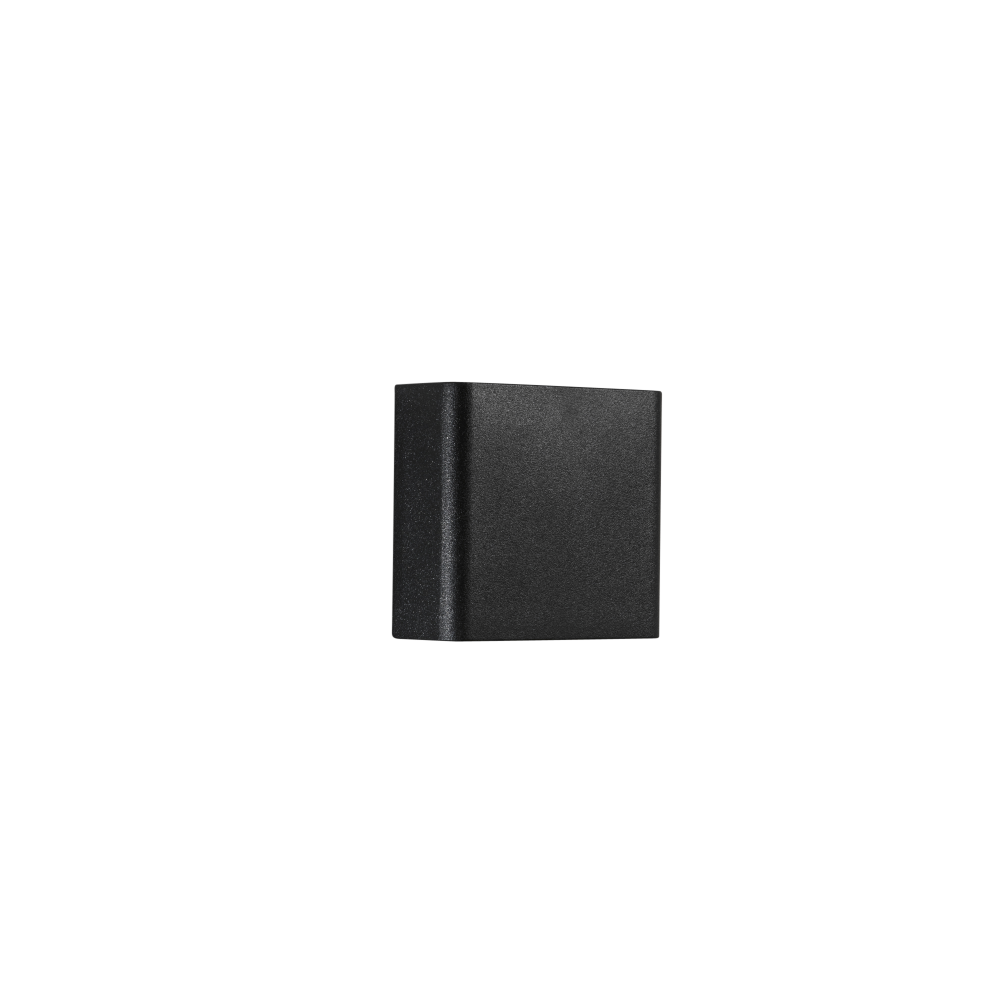 KLEIN black outdoor LED wall light with dual-emission light 2x1W 10 cm - Intec