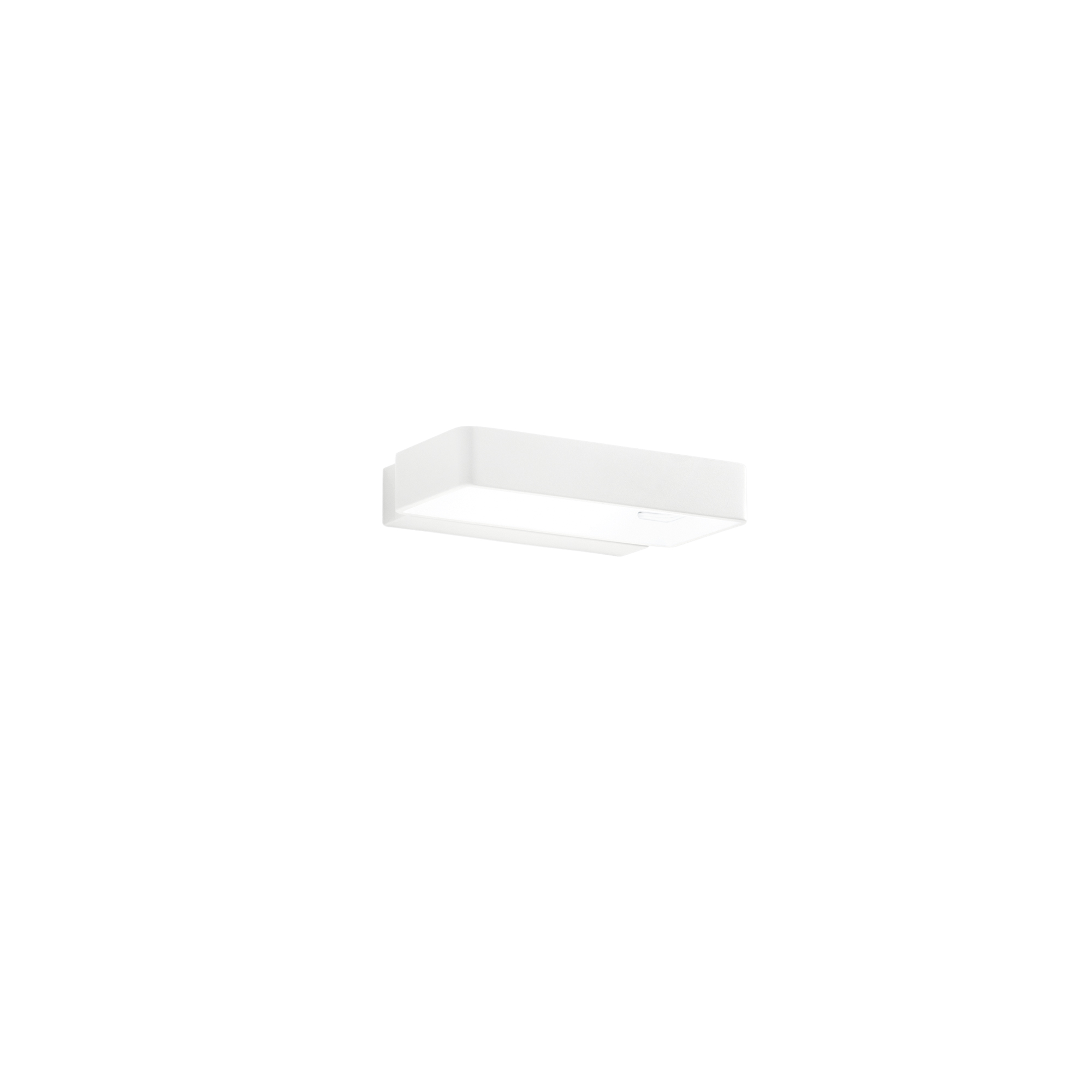 LED OMEGA wall light in white aluminium 4000K (natural light) - Luce Ambiente e Design