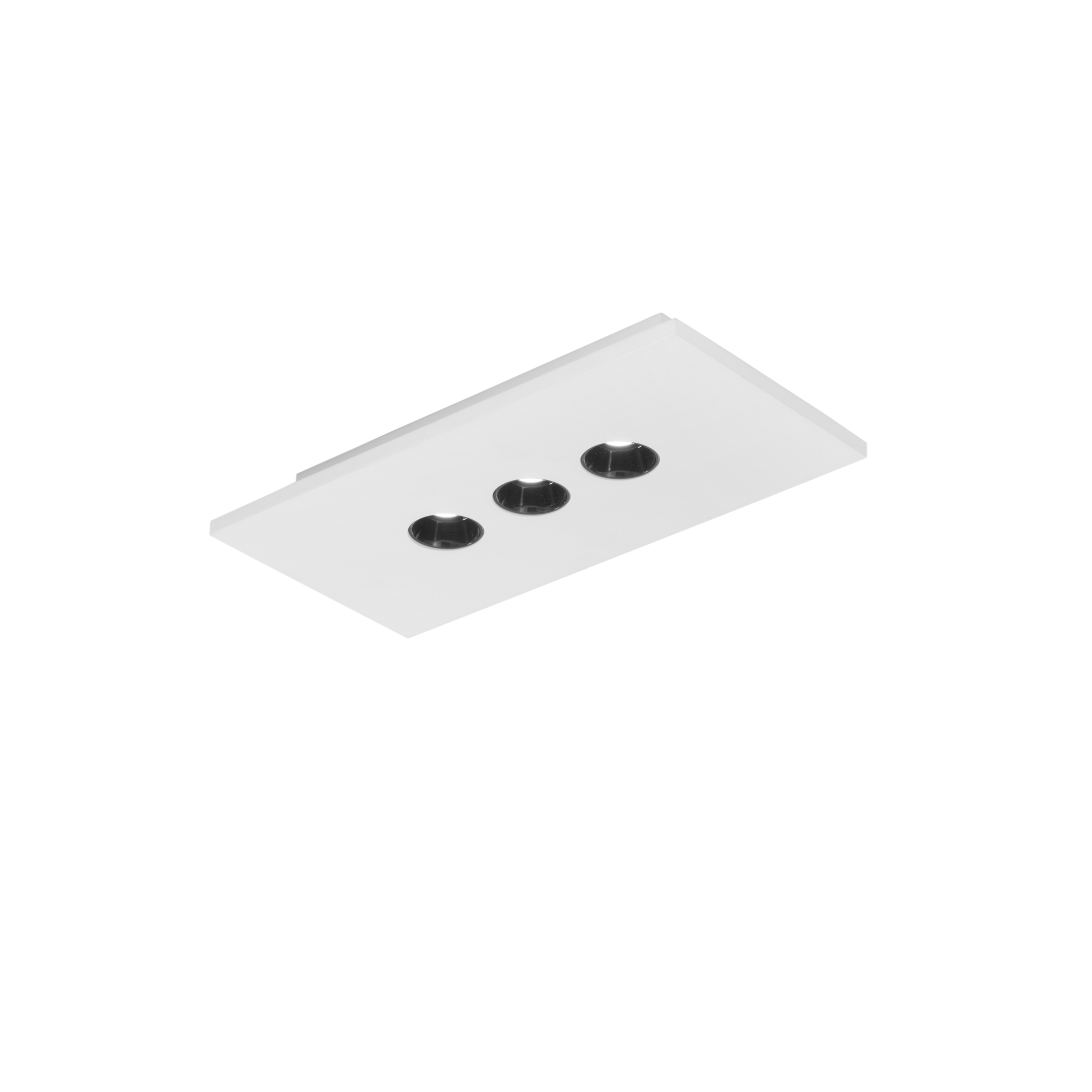 XICO LED ceiling light in paintable white plaster, CCT, h 20 x 40 cm - Luce Ambiente e Design