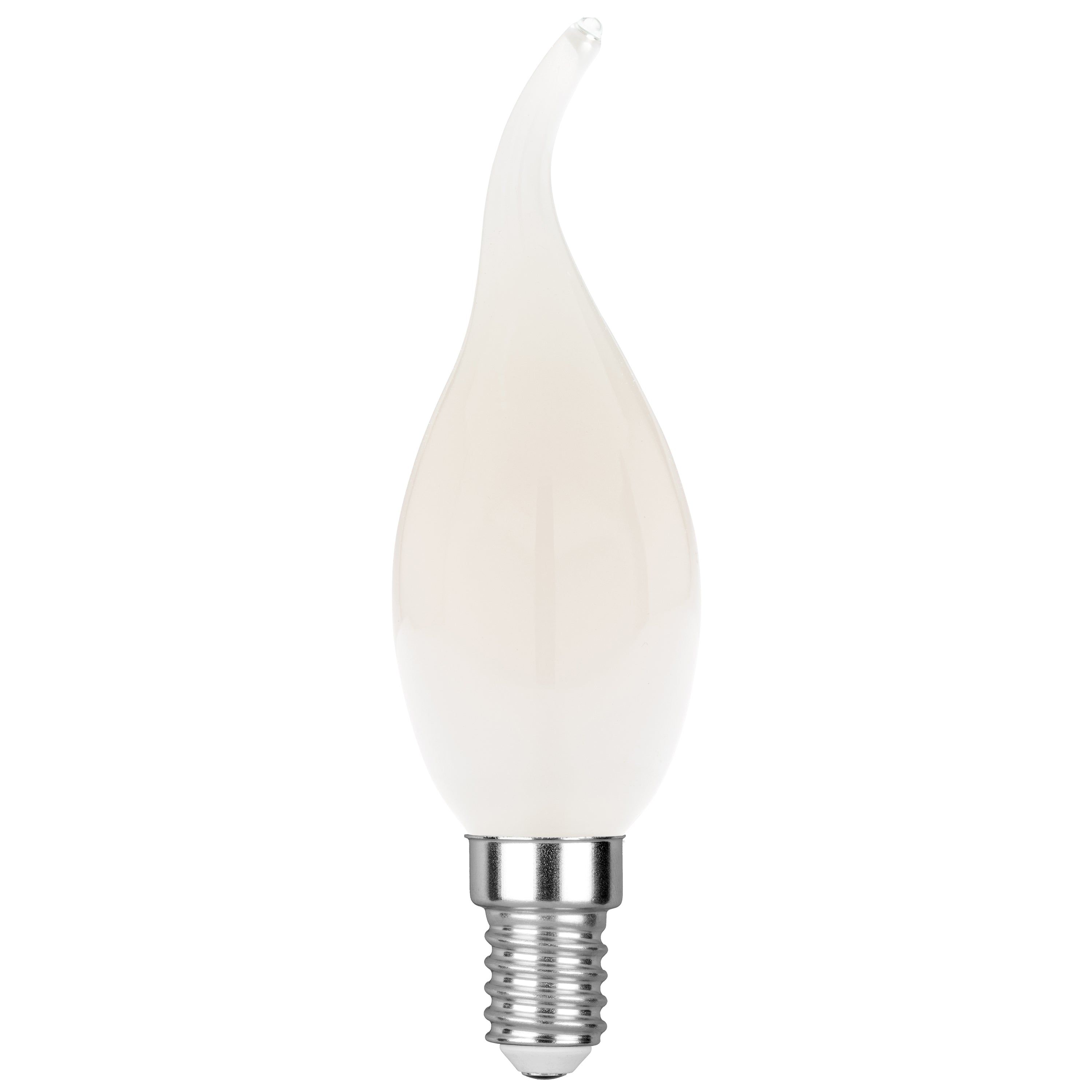 LED bulb E14 Curved Candle COB filament 6W 680lm 6500K - Intec bulbs