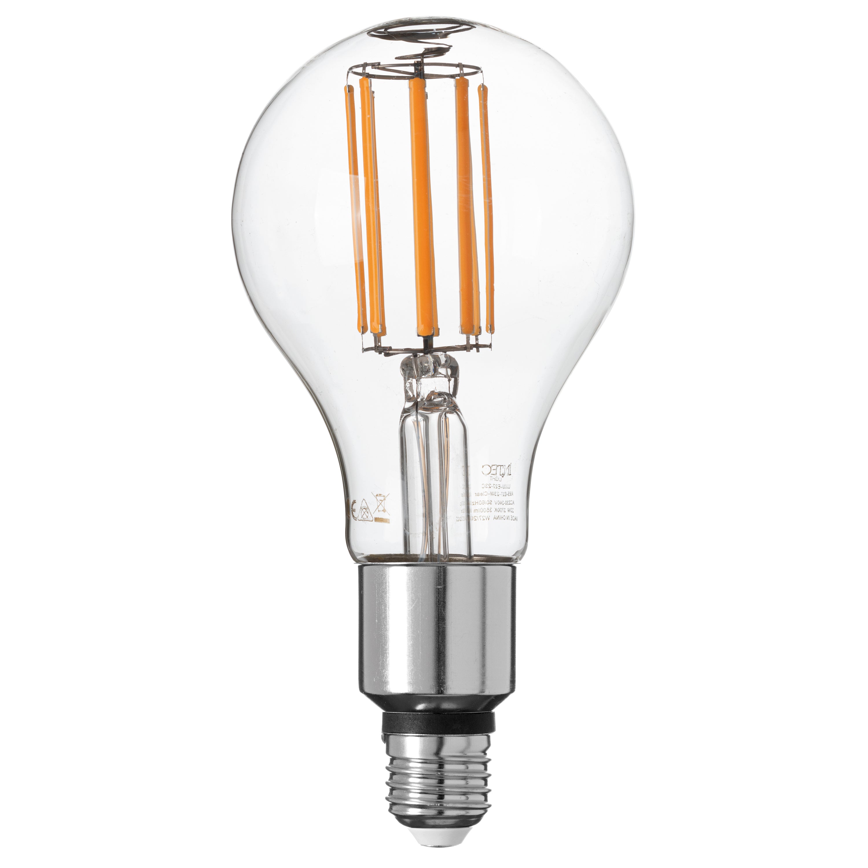 LED bulb E27 white COB filament 23W 3500lm 6500K - Intec bulbs