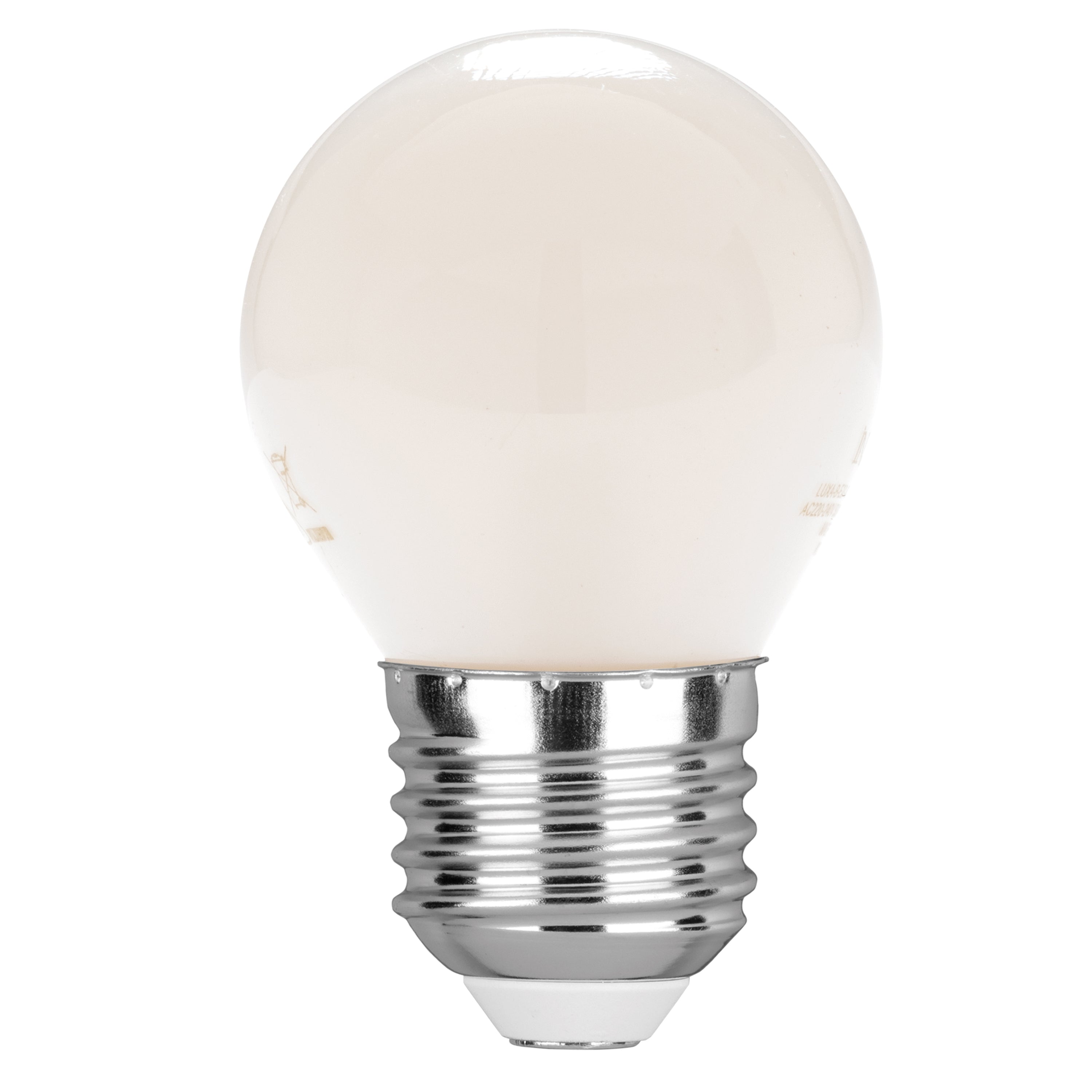 LED bulb E27 transparent COB filament 4W 470lm 6500K - Intec bulbs
