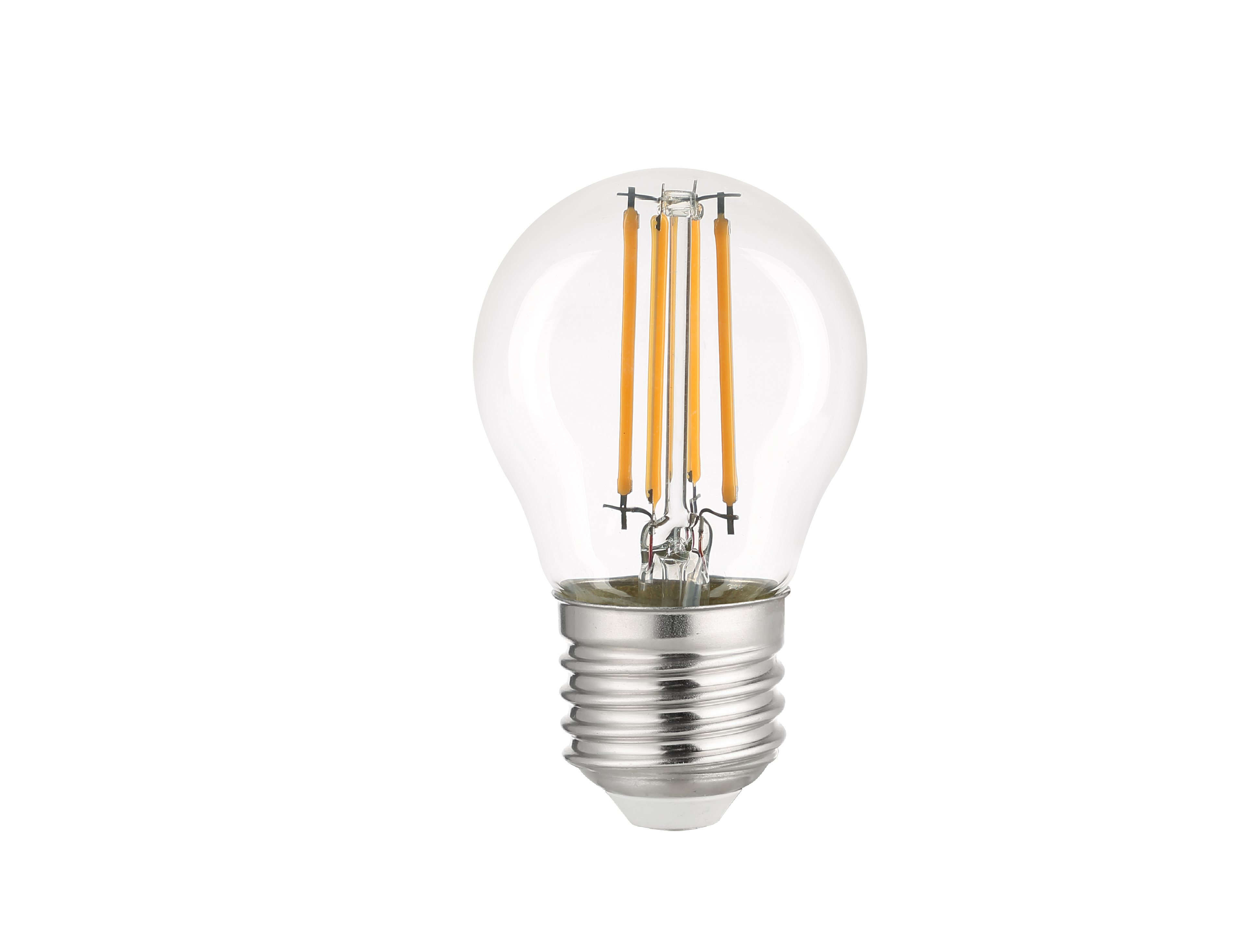 LED bulb E27 Globe G45 transparent COB filament 2.3W 485lm 3000K - Intec bulbs