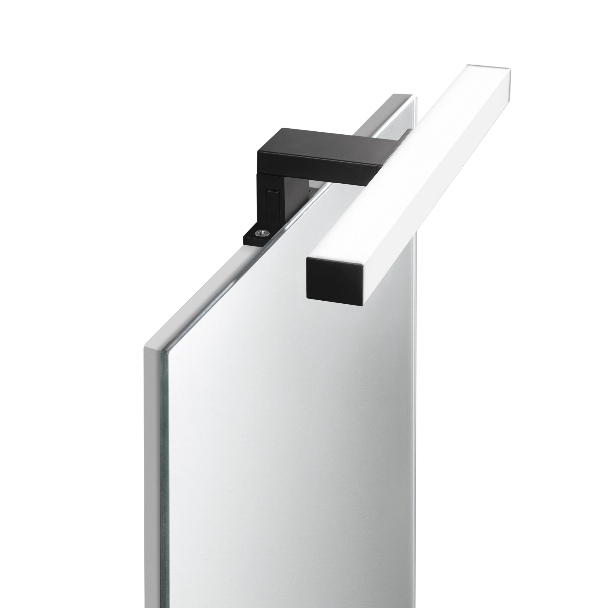 NOIR matte black LED bathroom wall light 5W 3000K - Intec