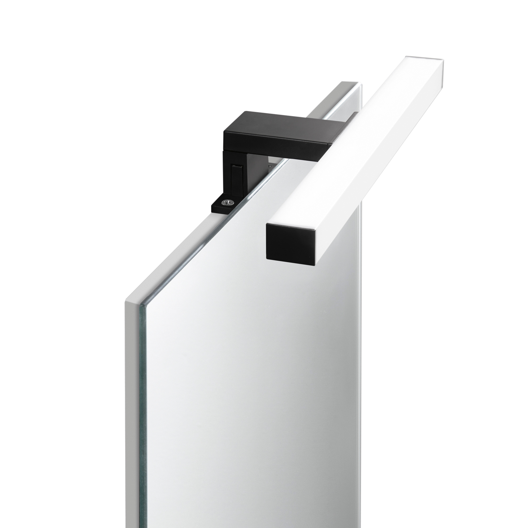 NOIR matte black LED bathroom wall light 5W 4000K - Intec