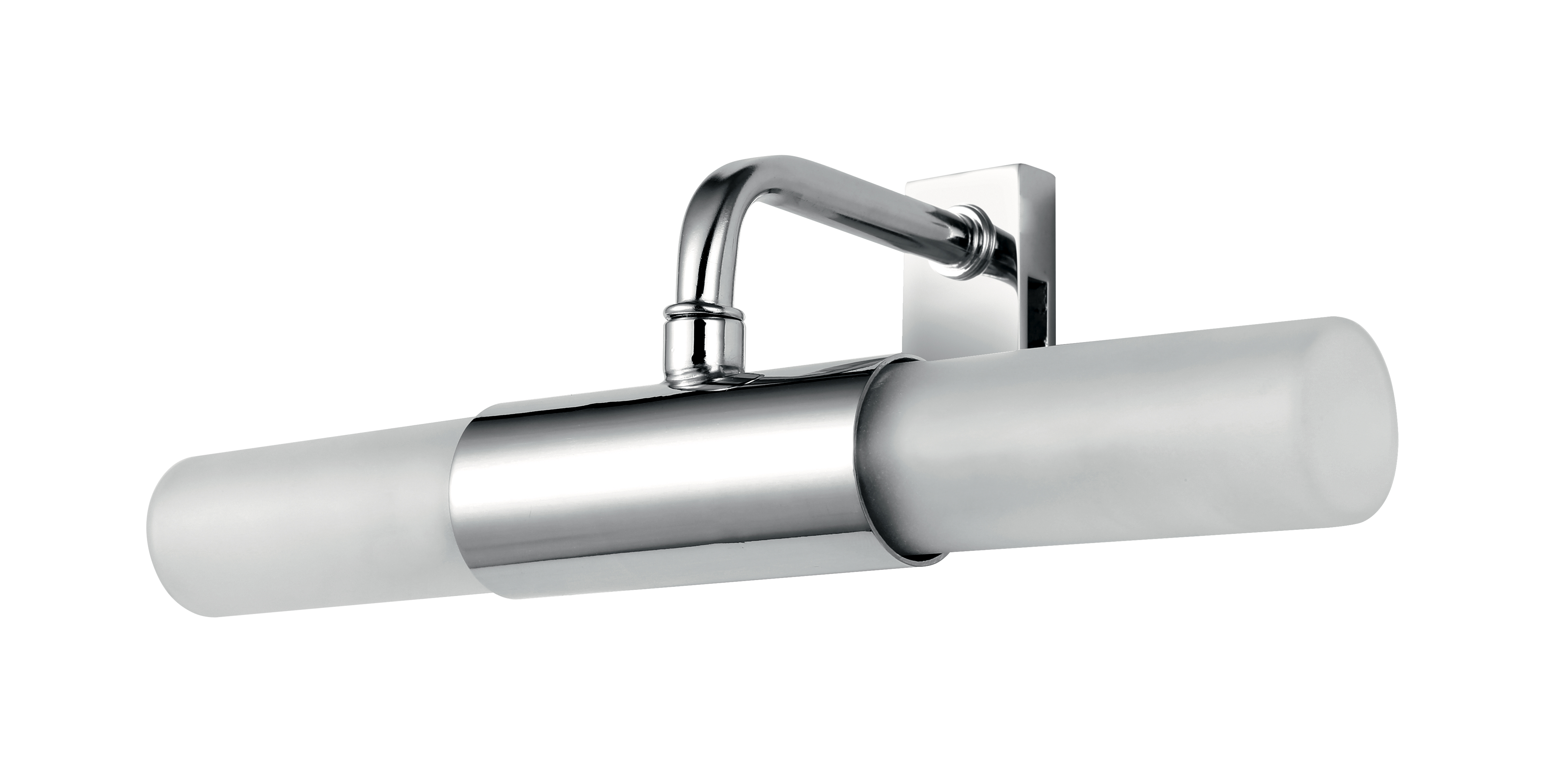 ROBY mirror wall light in chrome metal and glass - Intec