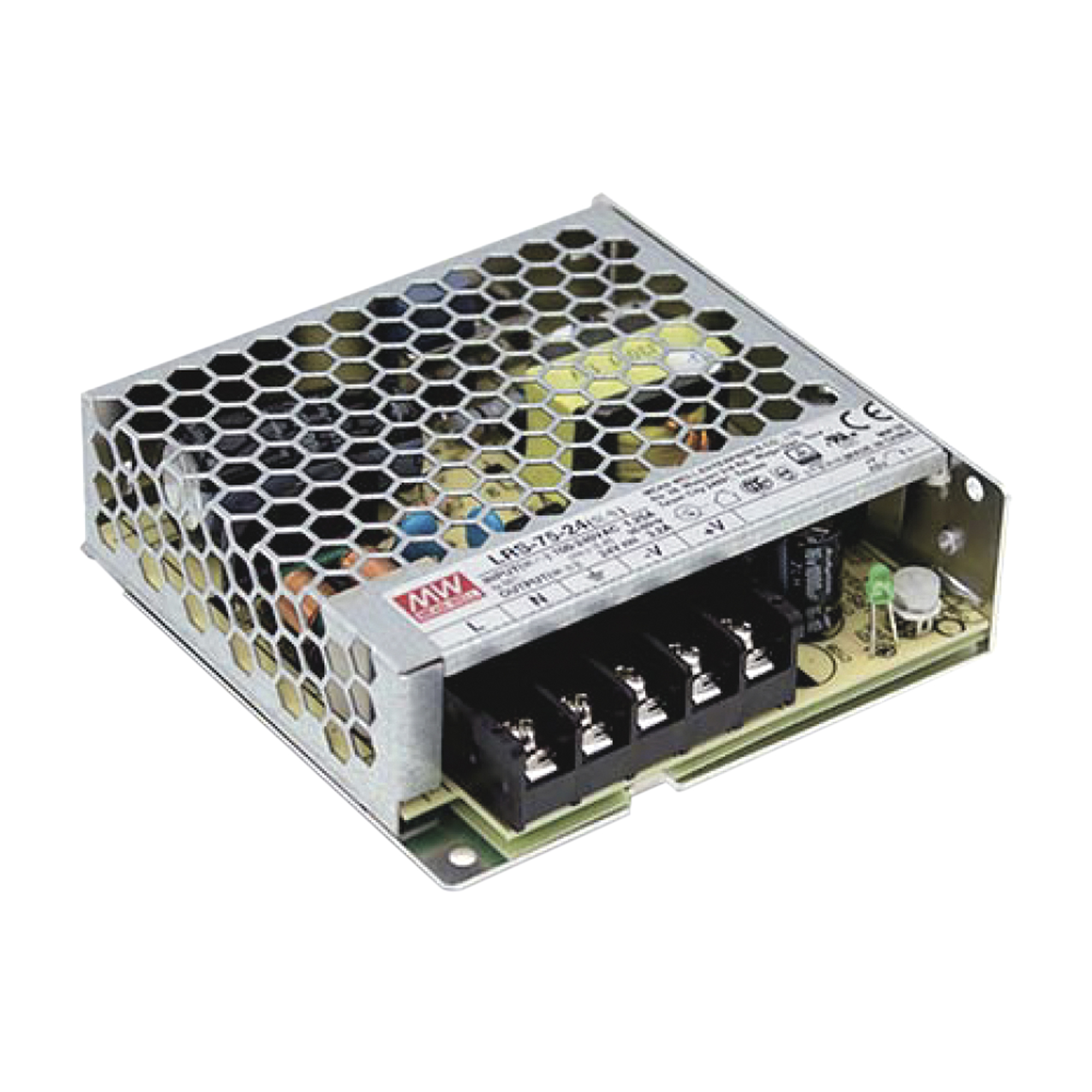 MW LRS DRIVER CONSTANT VOLTAGE OUTPUT 12V 6A 72W INPUT AC85-264V DC120-373V - Intec