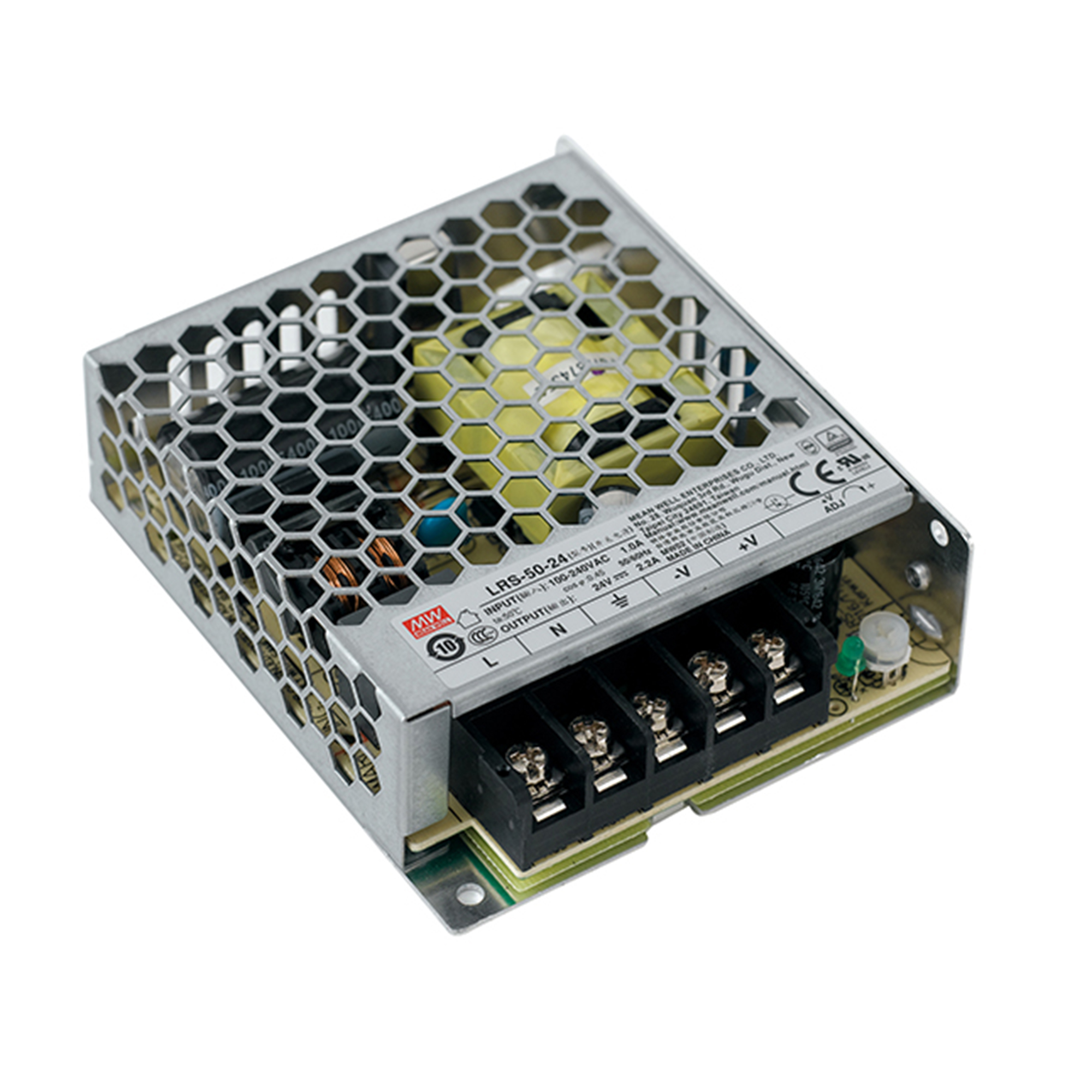 MW LRS DRIVER CONSTANT VOLTAGE OUTPUT 24V 4.5A 108W INPUT AC85-264V DC120-373V - Intec