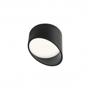 UTO Plaf. Nero opaco 3000K 12W IP20 - 220-240V, 50/60Hz - REDO
