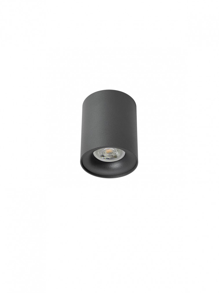 KOA Plaf Nero + Nero Anello GU10 IP20 - 230V, 50Hz - SMARTER