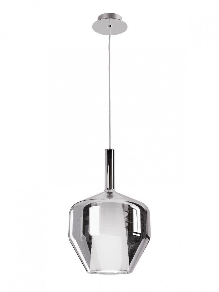TRESOR Sosp Fumè/Cromato E27 IP20 - 230V, 50Hz - SMARTER