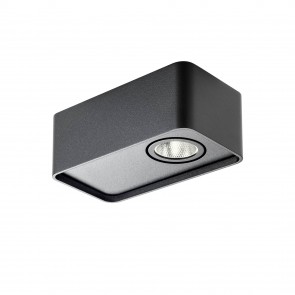 YUKI Plaf. Nero opaco 2700K 6,2W IP20 - 220-240V, 50/60Hz - REDO