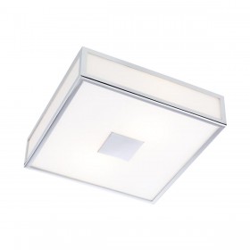 EGO Plaf. Cromato E27 IP44 - 230V, 50Hz - REDO