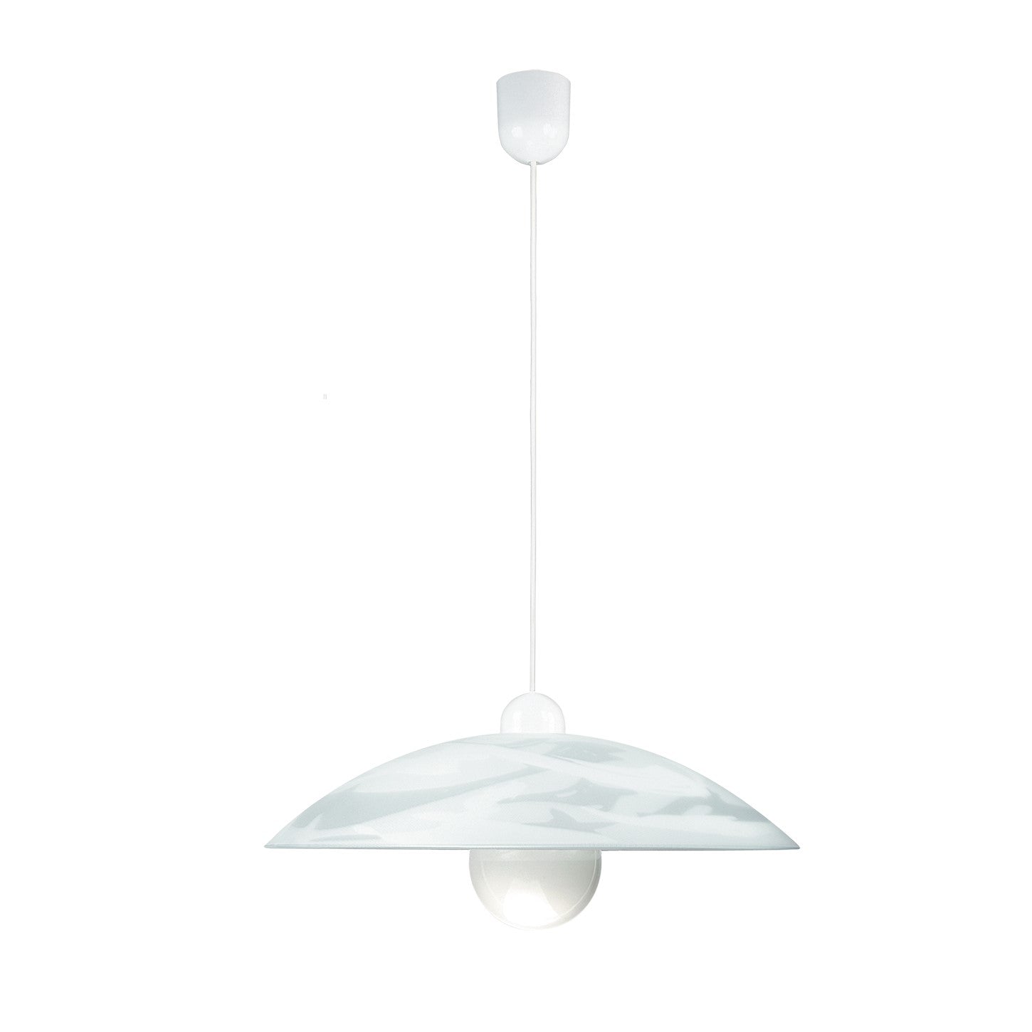 SOSPENSIONE ALABASTRO BIANCA 1XE27 48X120CM - Luce Ambiente e Design