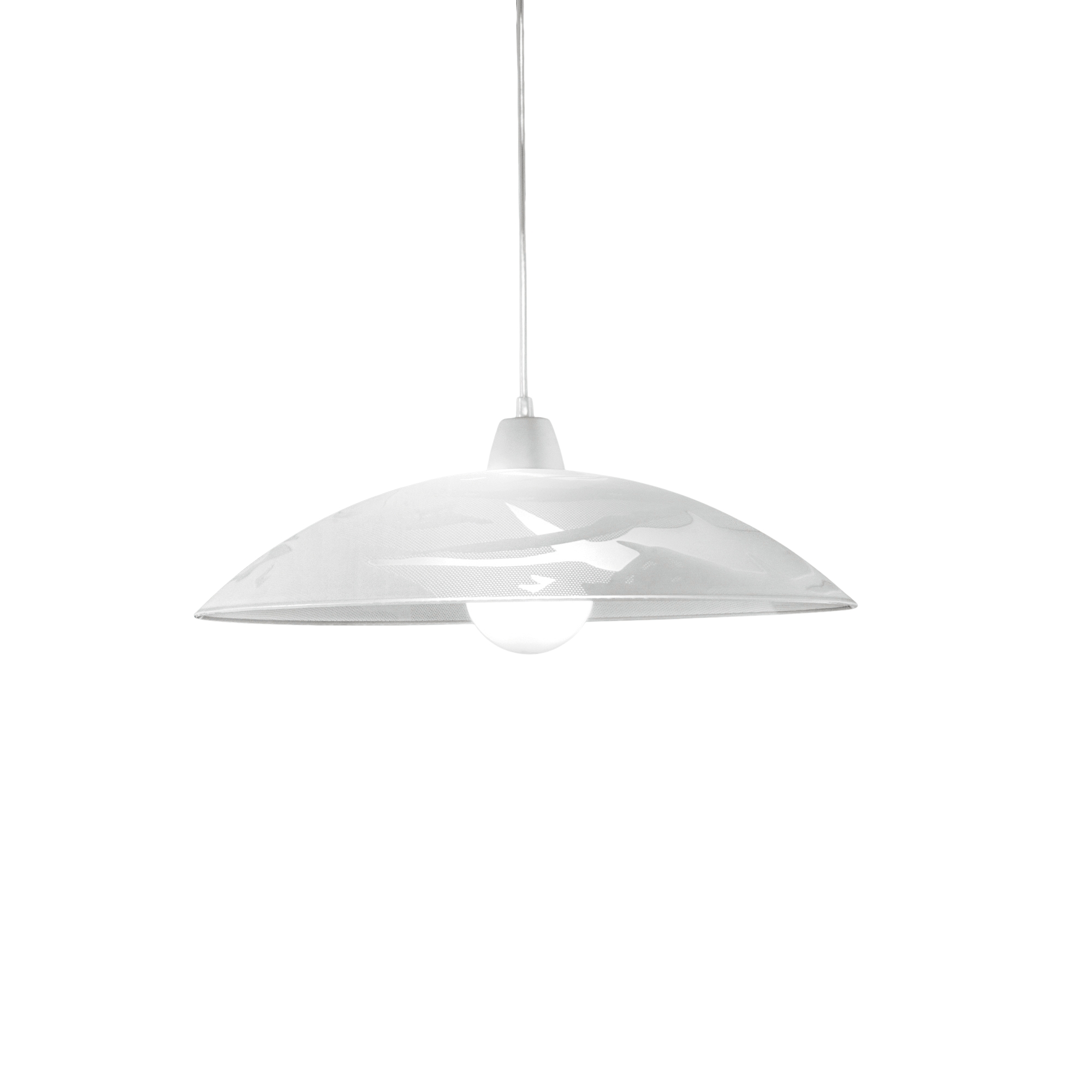 PLAFONIERA ALABASTRO BIANCA 4XE27 50X50X13,5CM - Luce Ambiente e Design