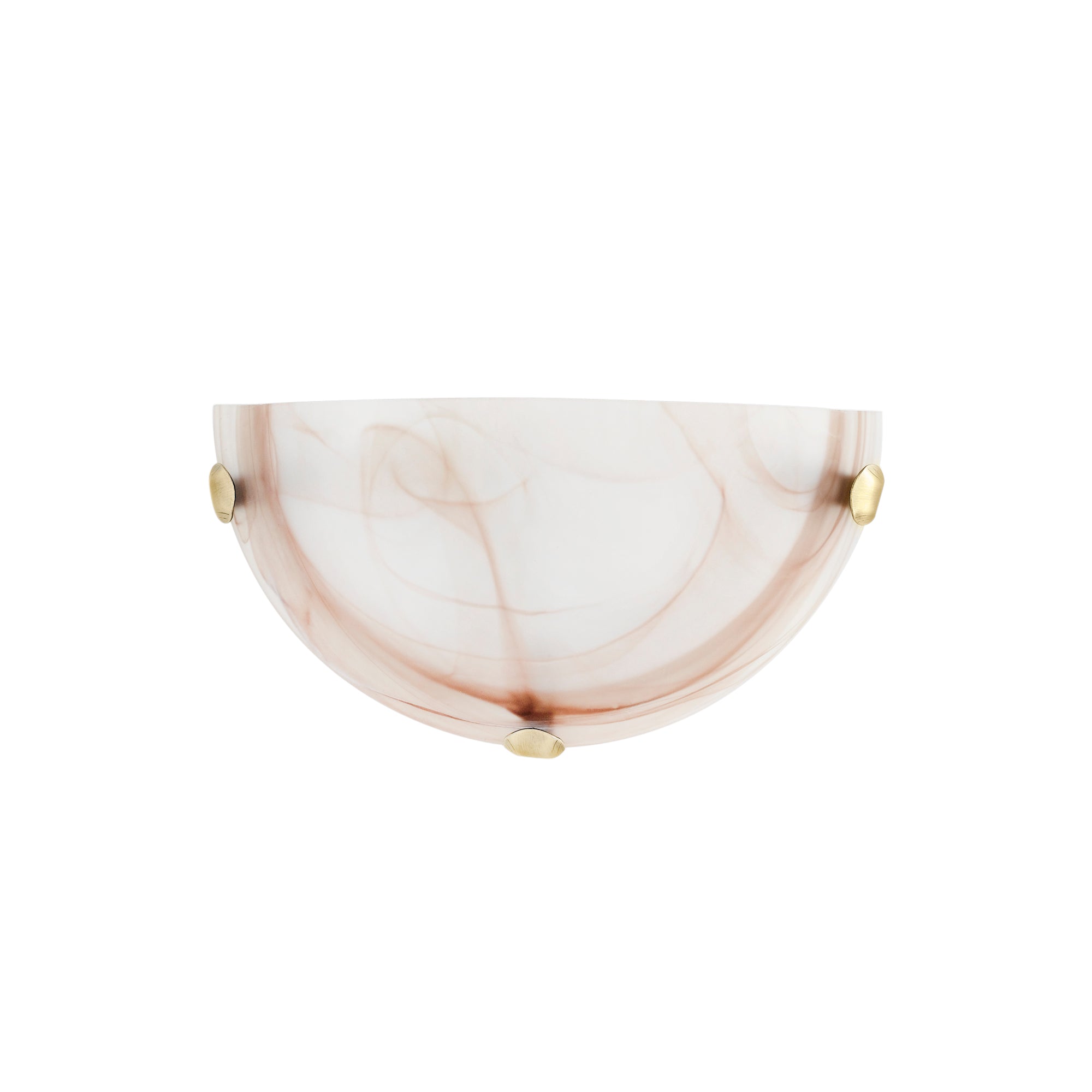 DUNA wall light in tobacco glass 30x15 cm - Luce Ambiente e Design