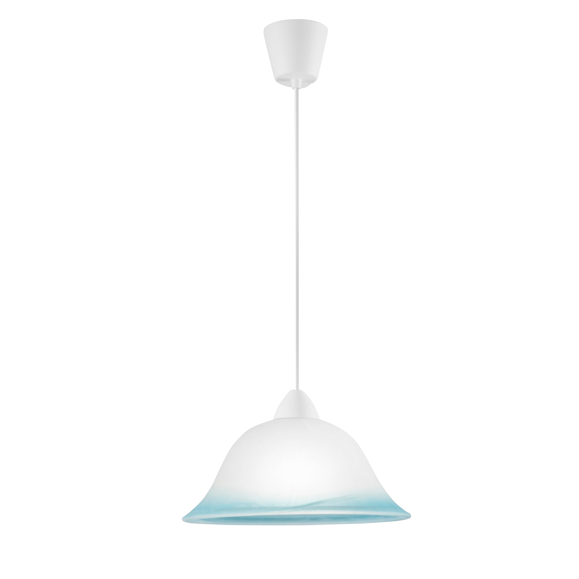 SOSPENSIONE 700 BLU 1XE27 31X120CM - Luce Ambiente e Design
