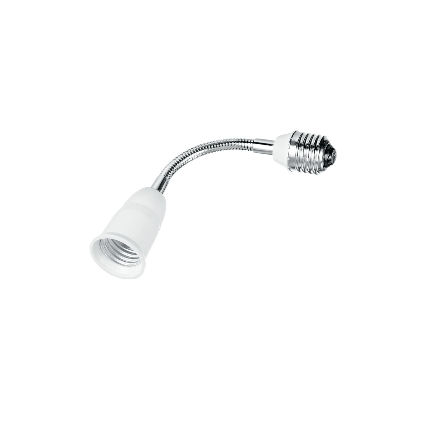 ADATTATORE PER PORTALAMPADE DA E27 A E27 CON FLESSIBILE 20CM - Intec